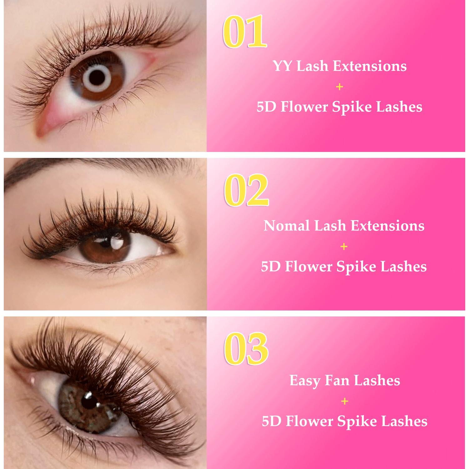 Extensiones de Pestañas 5D TDANCE Flora Marrón 8-15mm