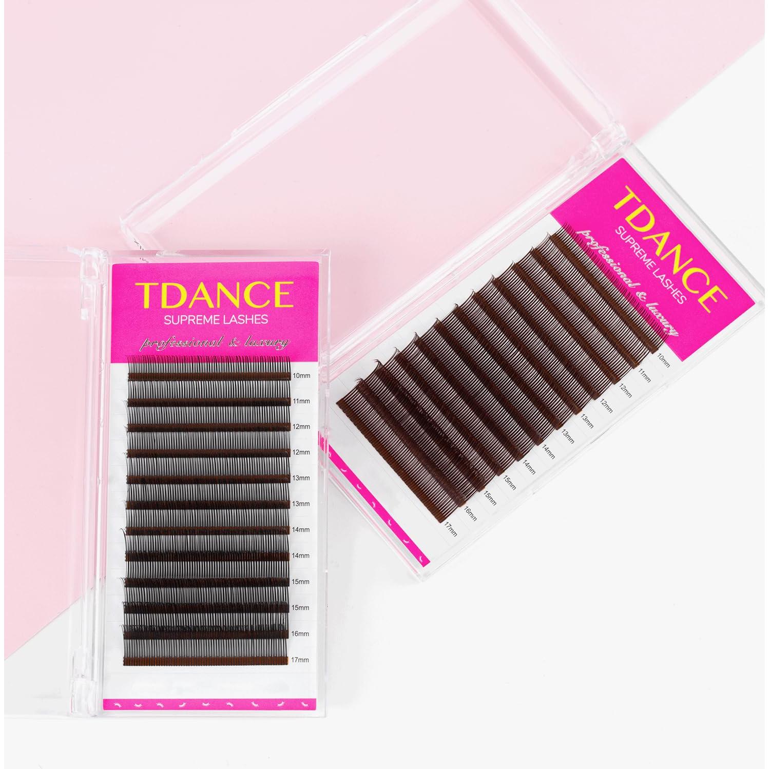 Extensiones de Pestañas 5D TDANCE Flora Marrón 8-15mm