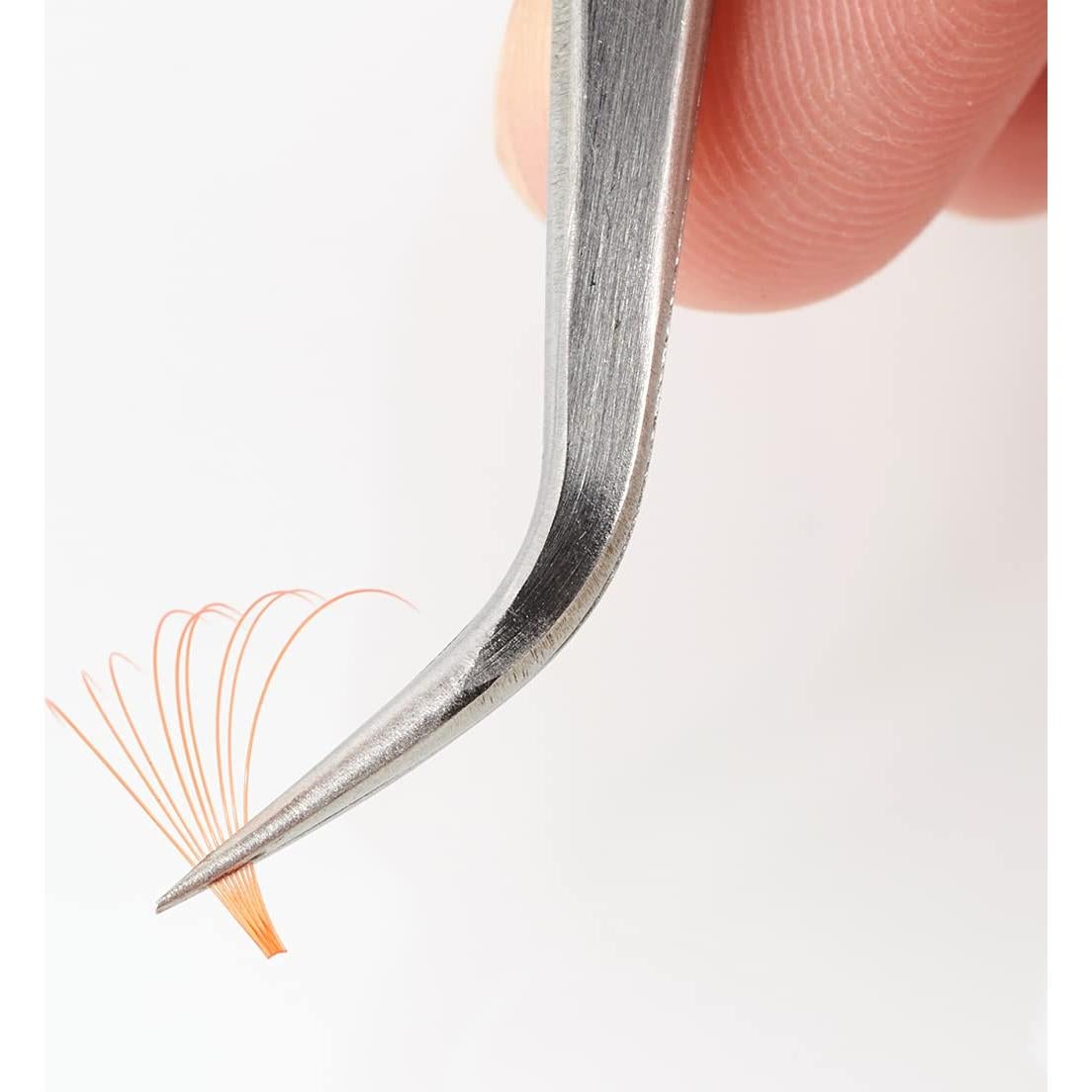 Extensiones de Pestañas de Color Naranja 9-16mm C Curl 0.07mm