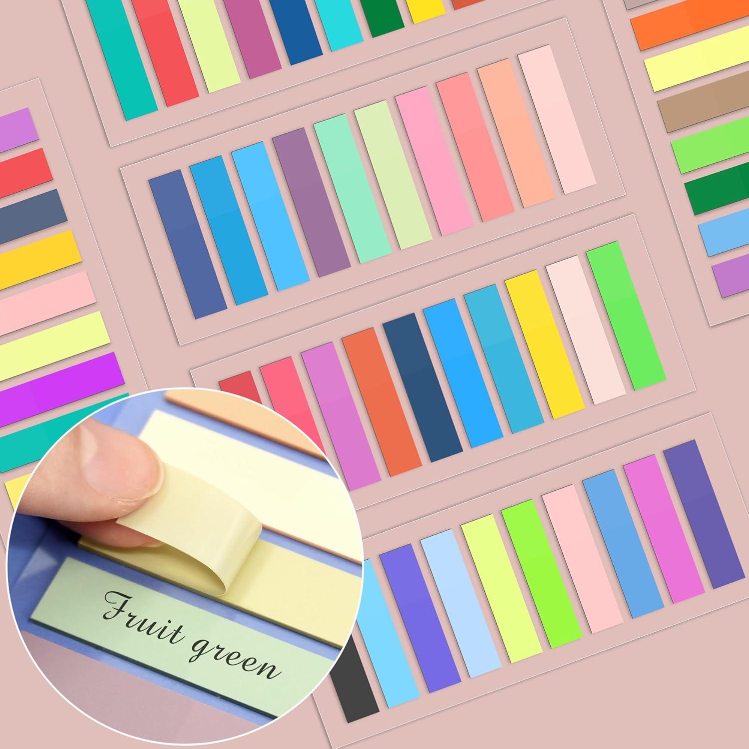 Pestañas Adhesivas SIQUK 4200 Piezas 1.1x4.5 cm Morandi