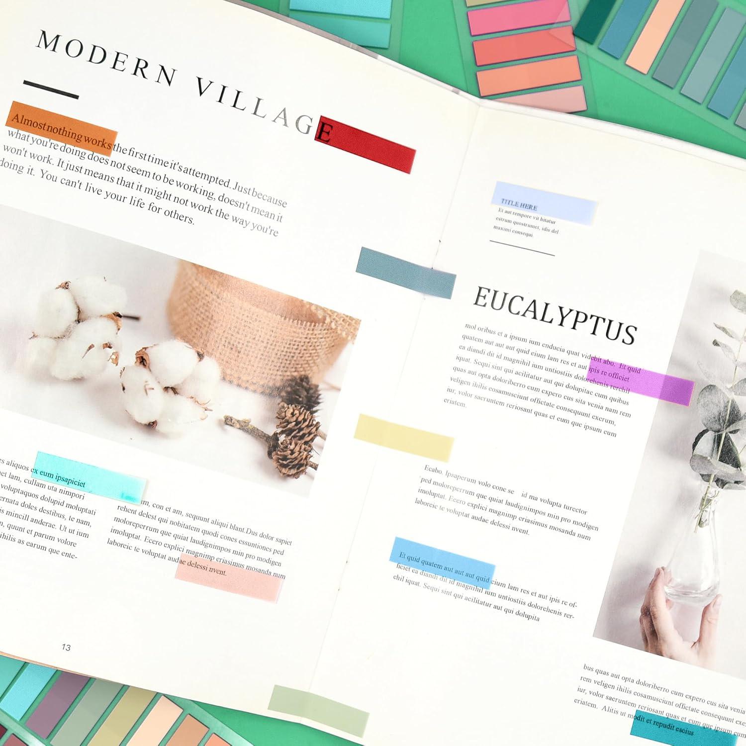 Pestañas Adhesivas SIQUK 4200 Piezas 1.1x4.5 cm Morandi