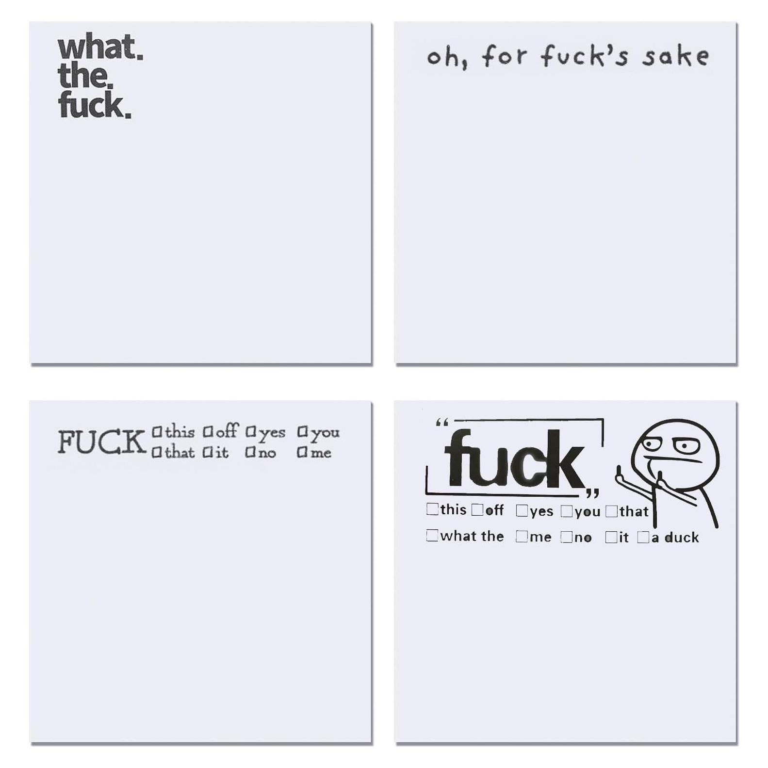 Notas Adhesivas Divertidas GETRIC 200 Piezas 15.8x10.5 cm