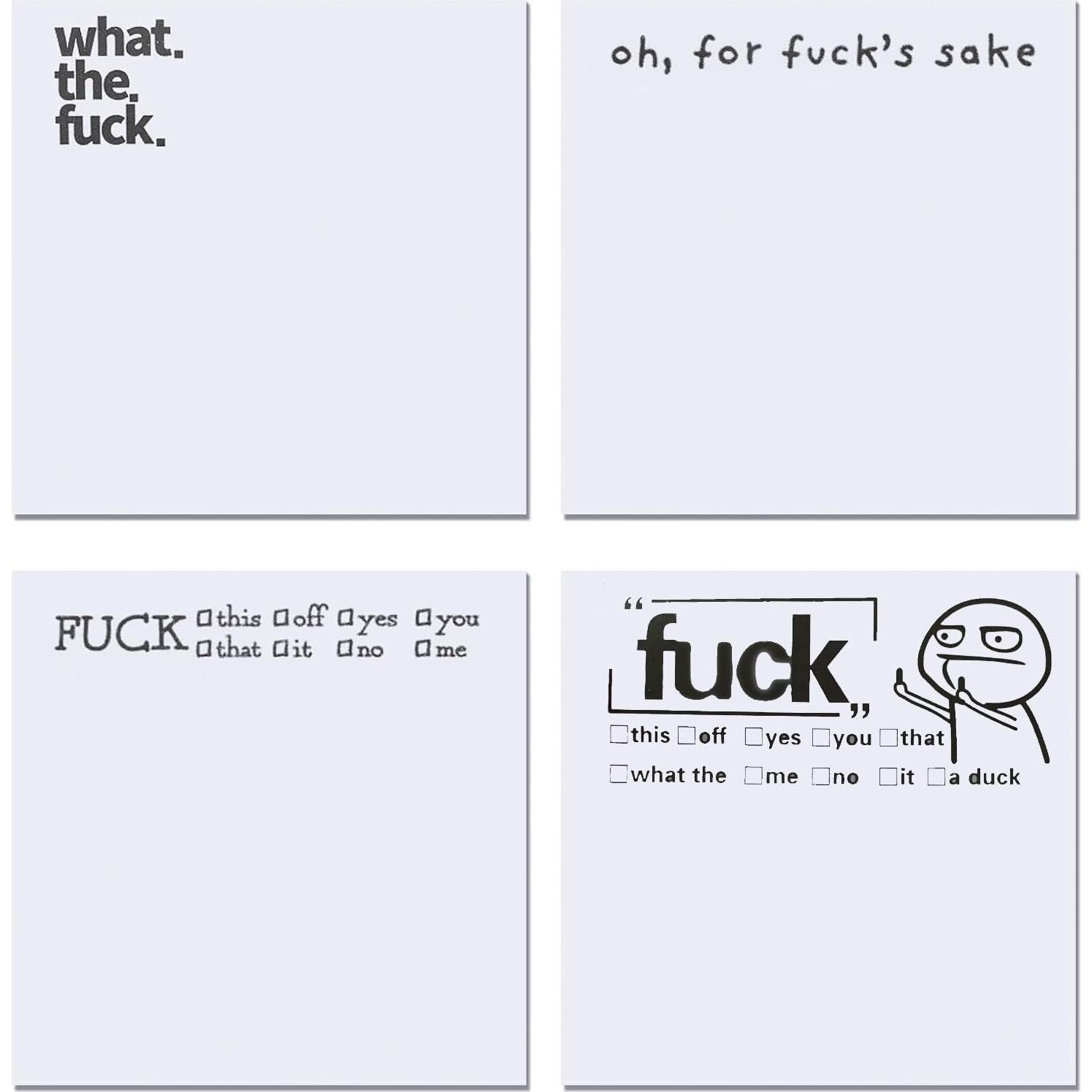 Notas Adhesivas Divertidas GETRIC 200 Piezas 15.8x10.5 cm