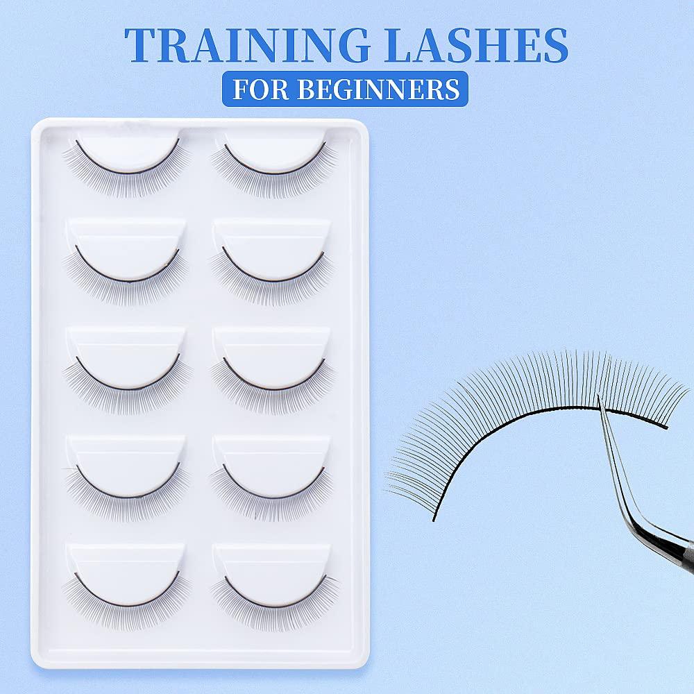 25 Pares Pestañas de Práctica Autoadhesivas YS para Extensiones