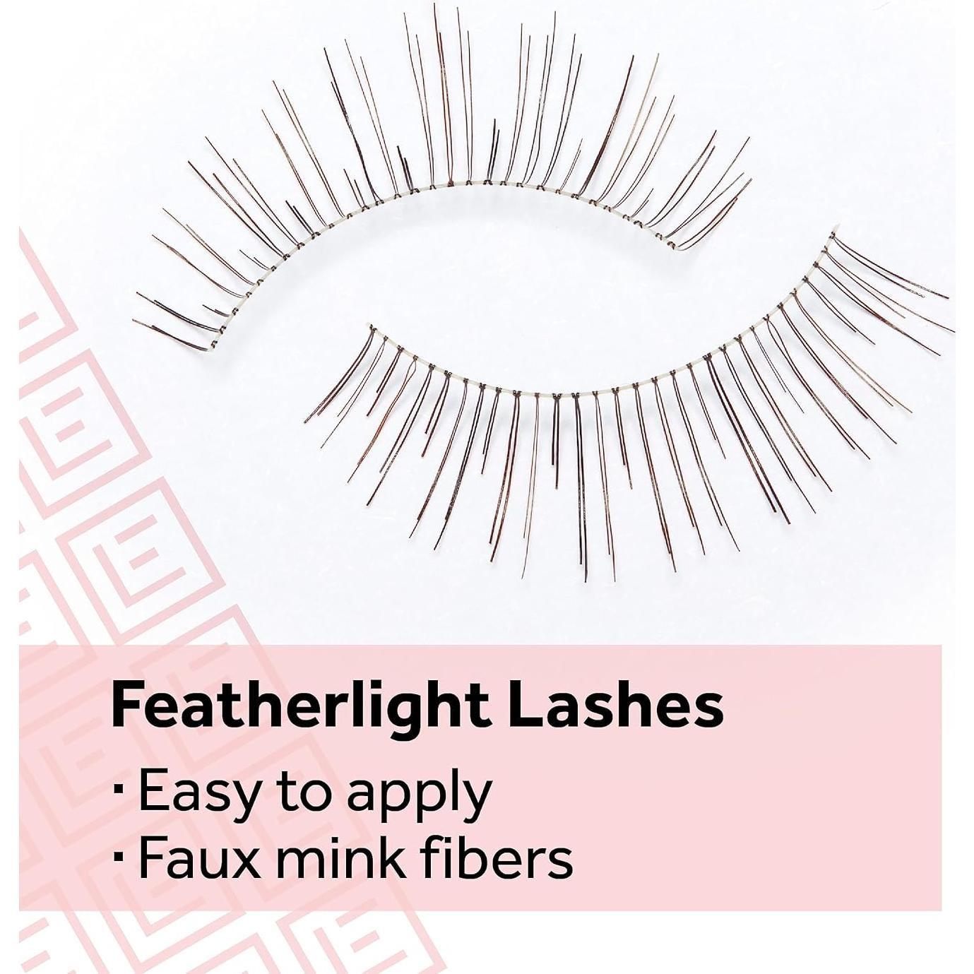 Pestañas Reutilizables Eylure Naturals No. 020 - 4 Pares, Negro