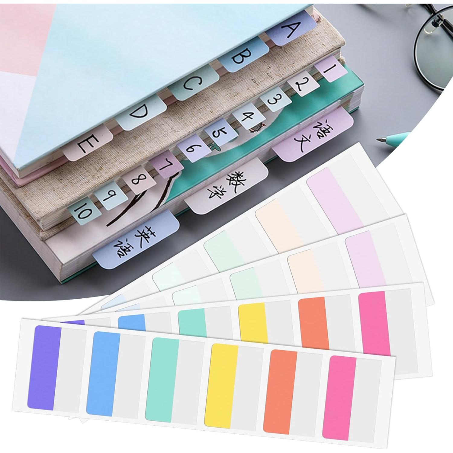 240 Pestañas Adhesivas Imeepa, Marcadores de Página Reposicionables