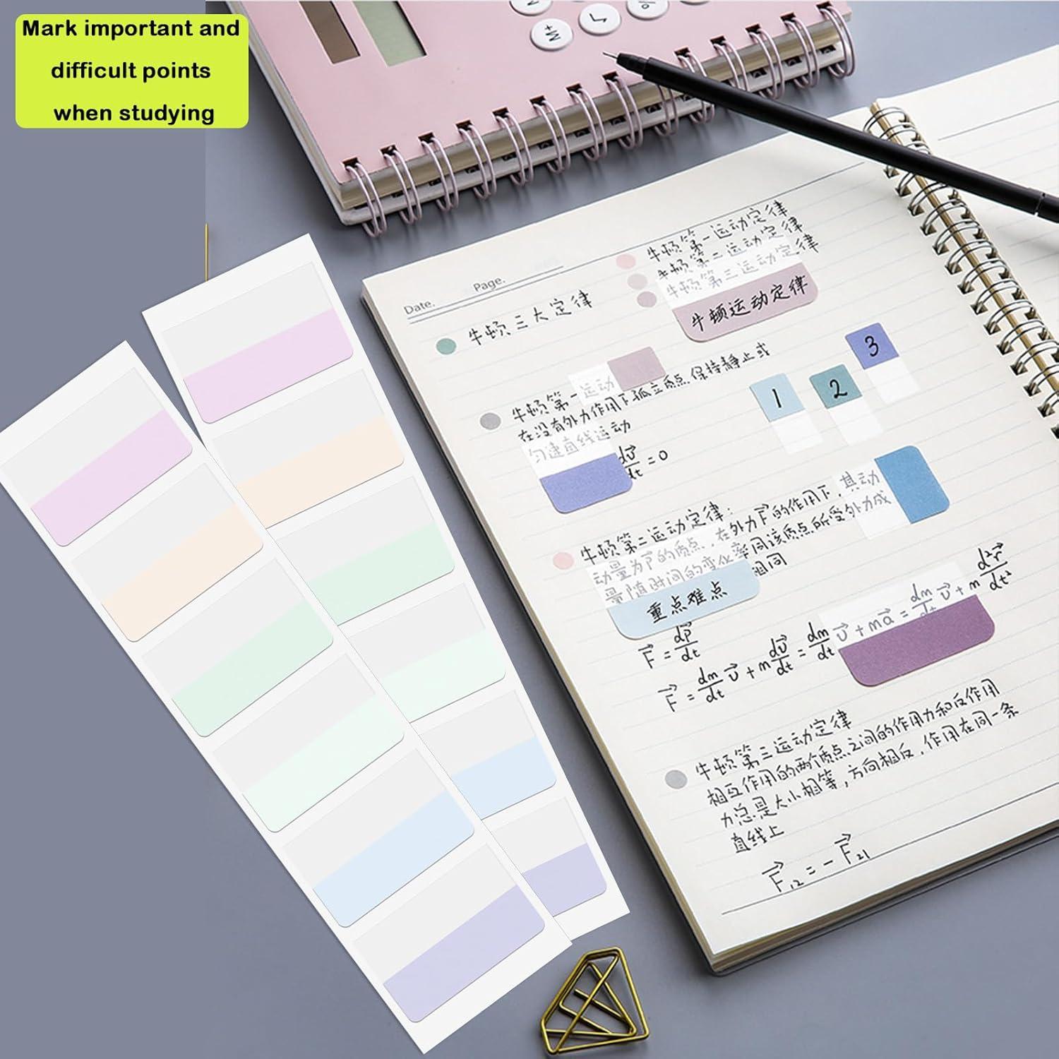 240 Pestañas Adhesivas Imeepa, Marcadores de Página Reposicionables