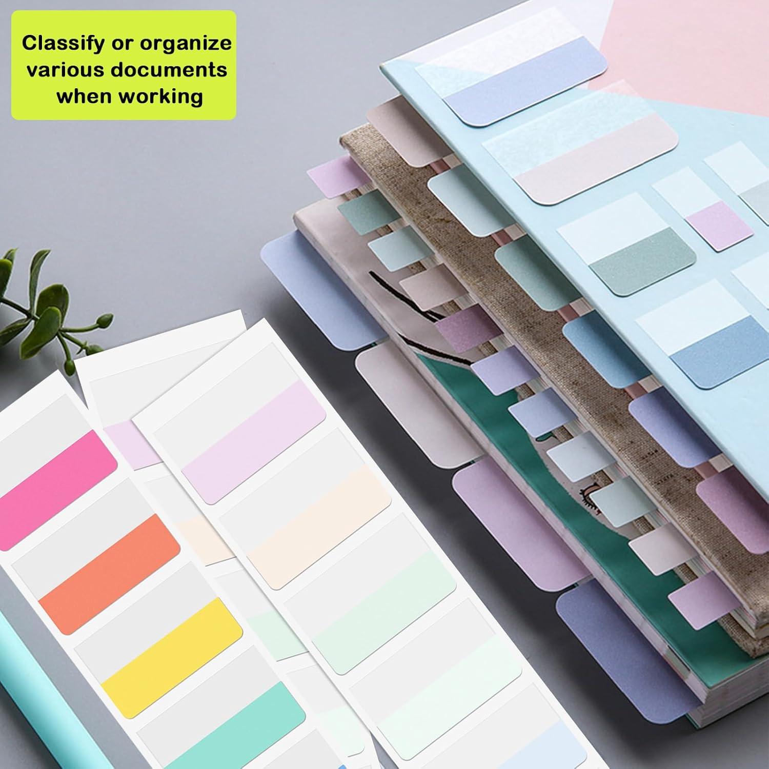 240 Pestañas Adhesivas Imeepa, Marcadores de Página Reposicionables