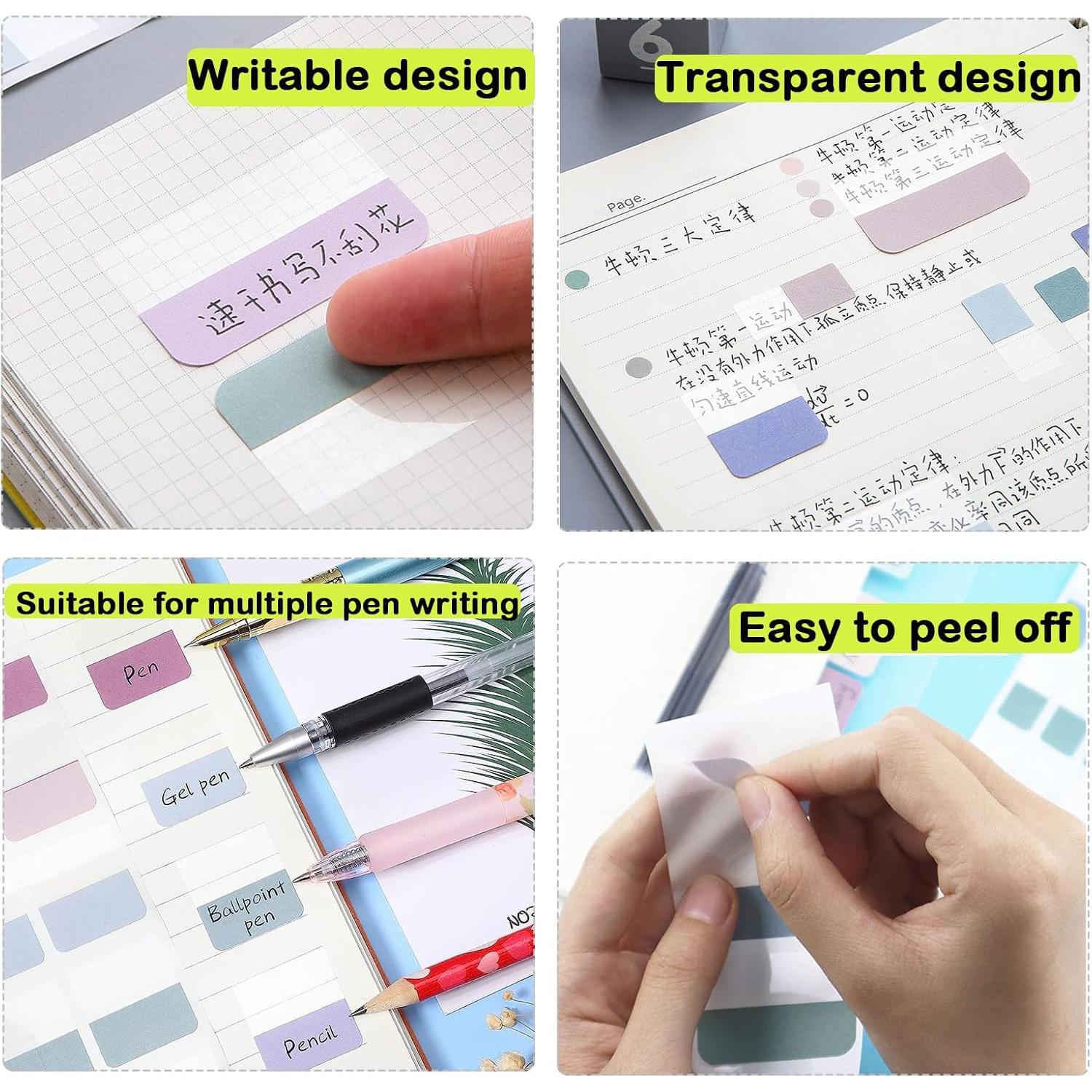 240 Pestañas Adhesivas Imeepa, Marcadores de Página Reposicionables