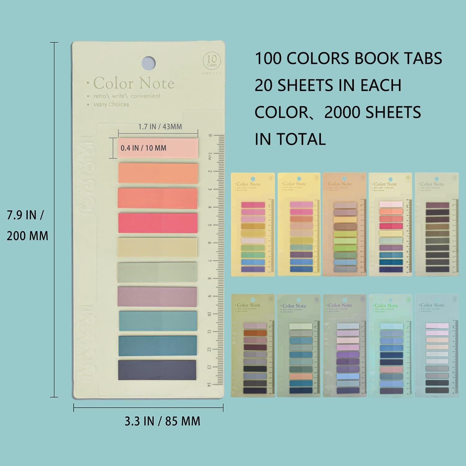 Pestañas Adhesivas Morandi 2000 Pcs AccEncyc 4.39x1.09 cm