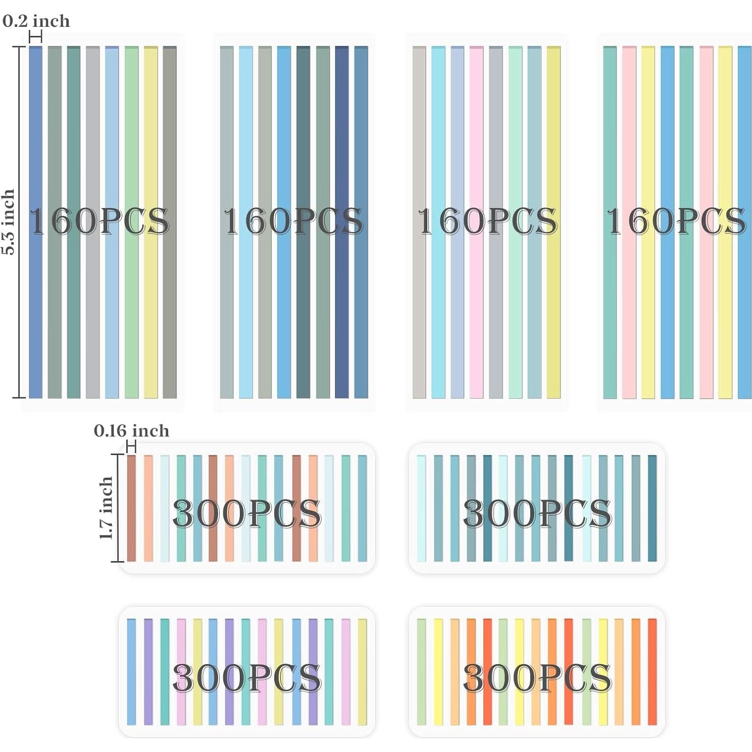 Cinta Resaltadora Transparente Removible Temiary 1840 Hojas