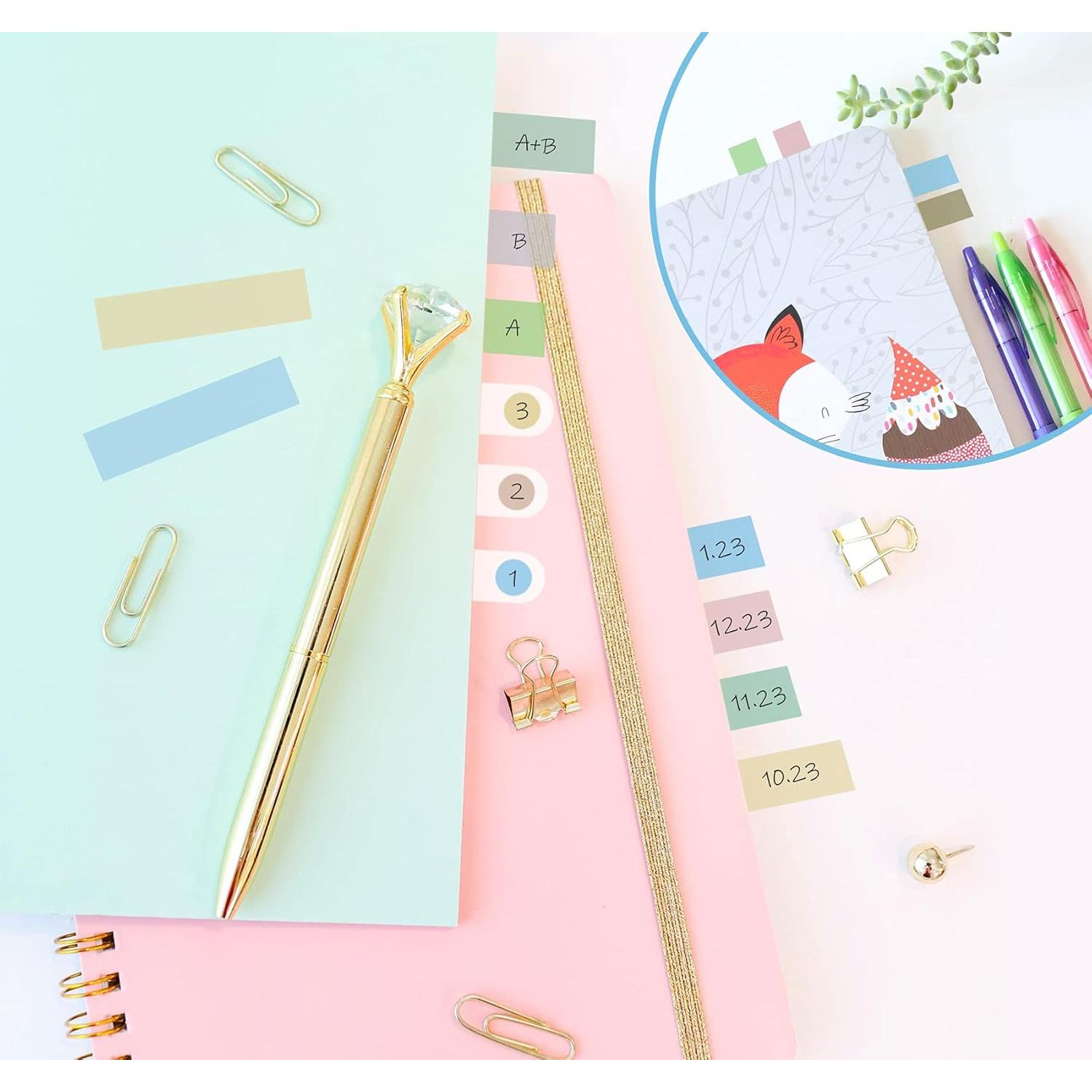 Set de 1200 Pestañas Adhesivas Agoer - 10 Colores Macaron