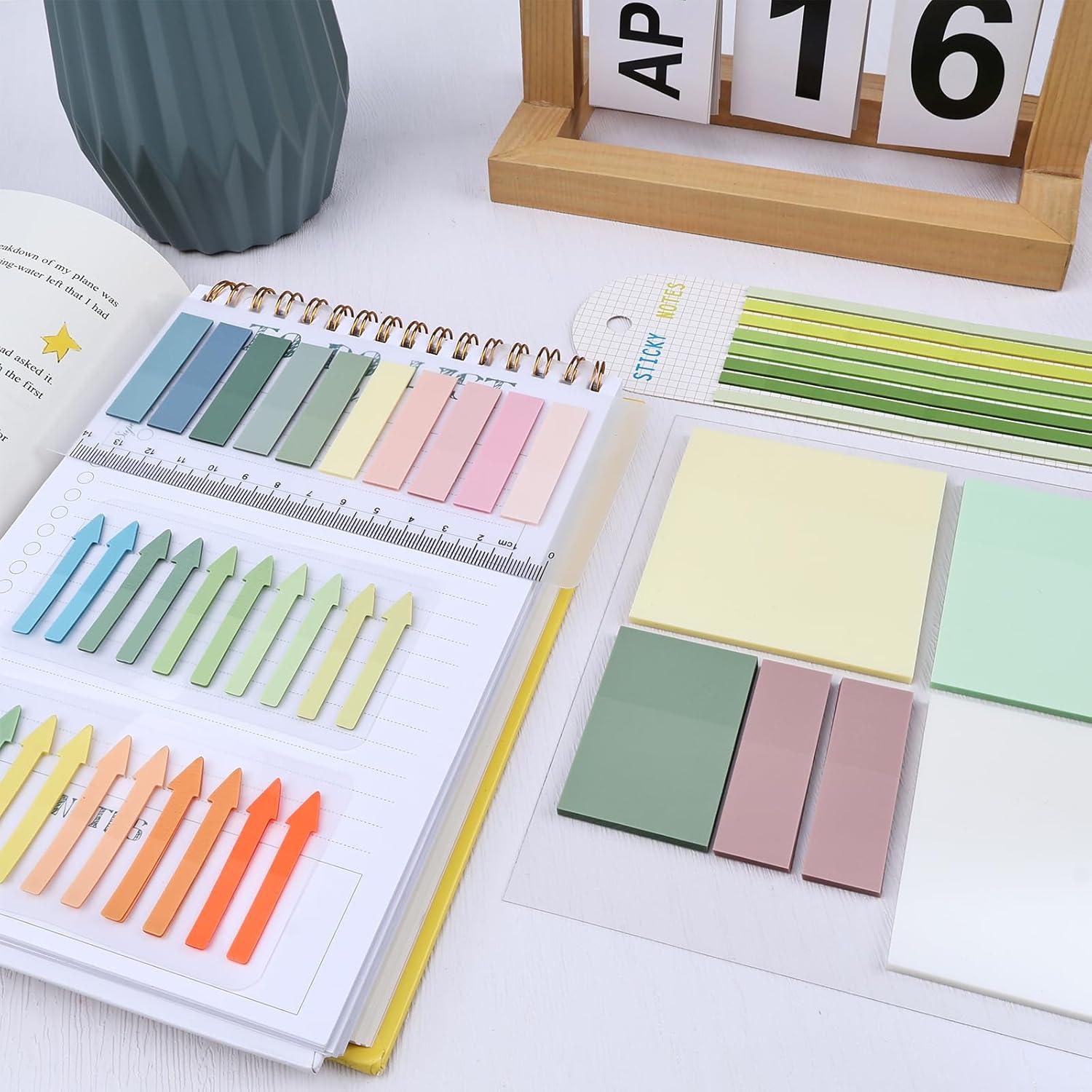 Notas Adhesivas Transparentes Valtiner 1060 Hojas Morandi