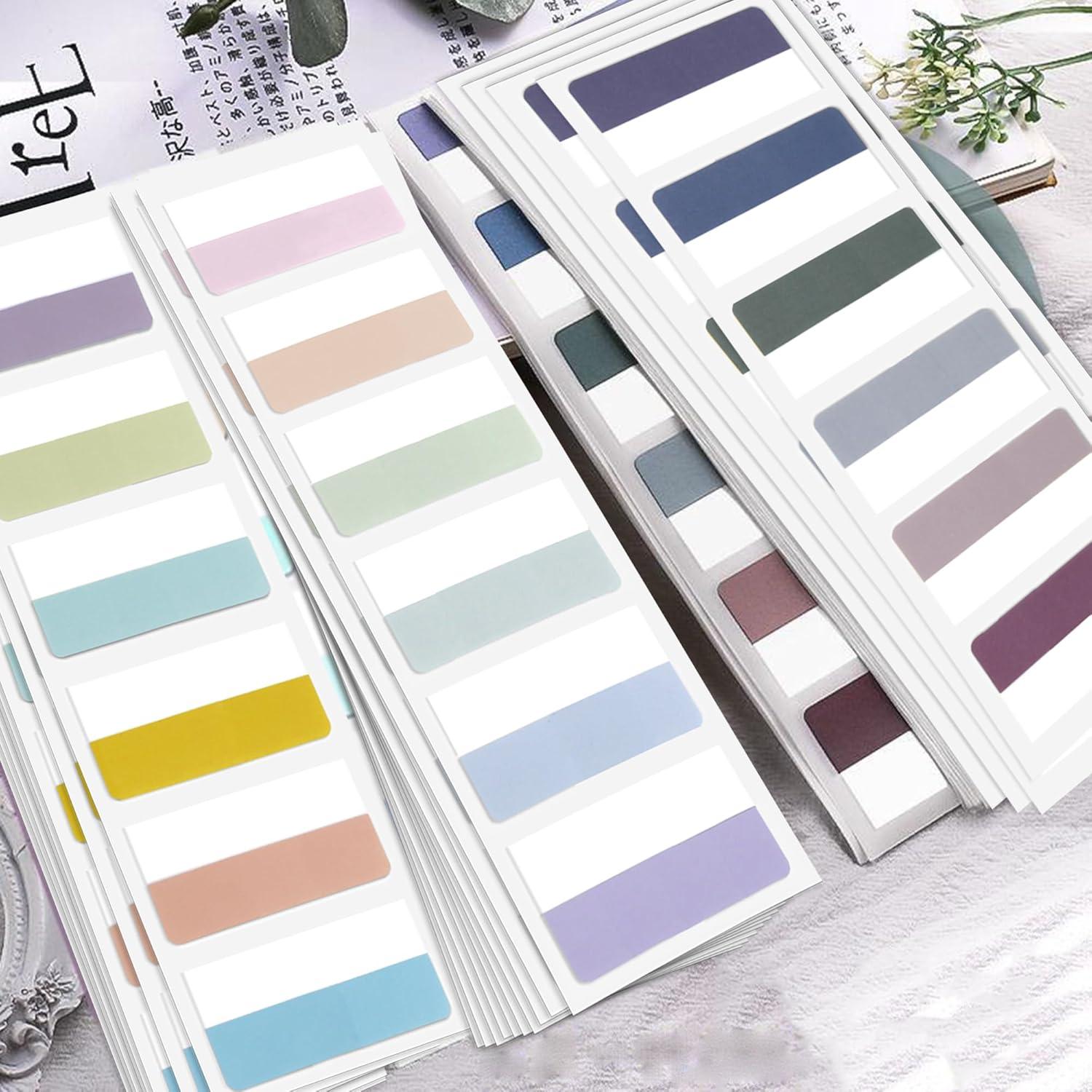 Pestañas Adhesivas Potanro 360pcs 4.6cm Coloridas Reposicionables