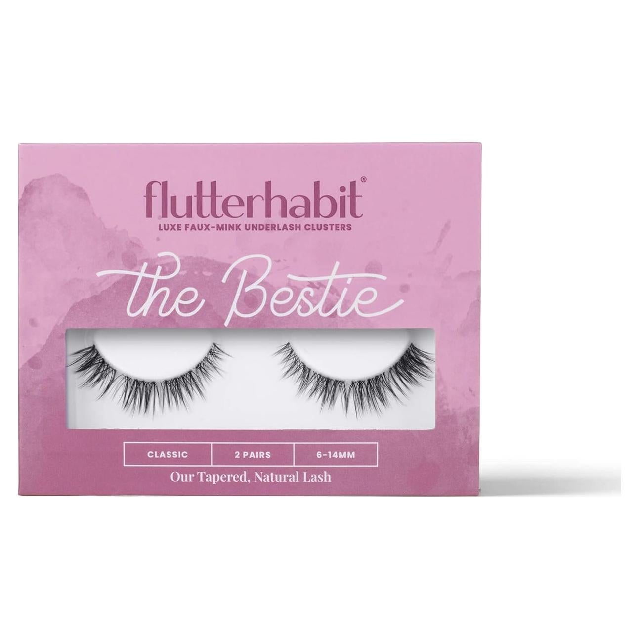 Pestañas Bestie FlutterHabit - 2 Juegos, Duración 10 Días