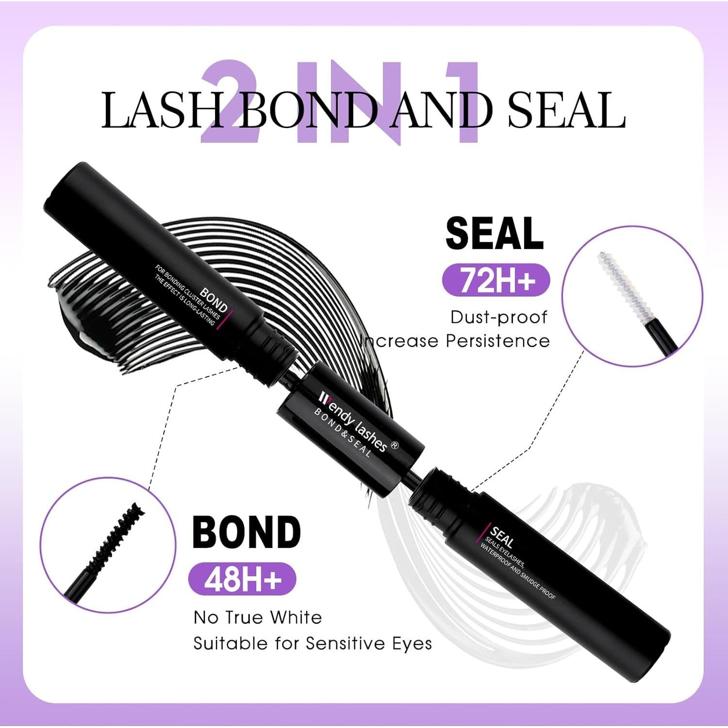 Kit de Extensión de Pestañas DIY Wendy Lashes 12-16mm Natural/Volumen