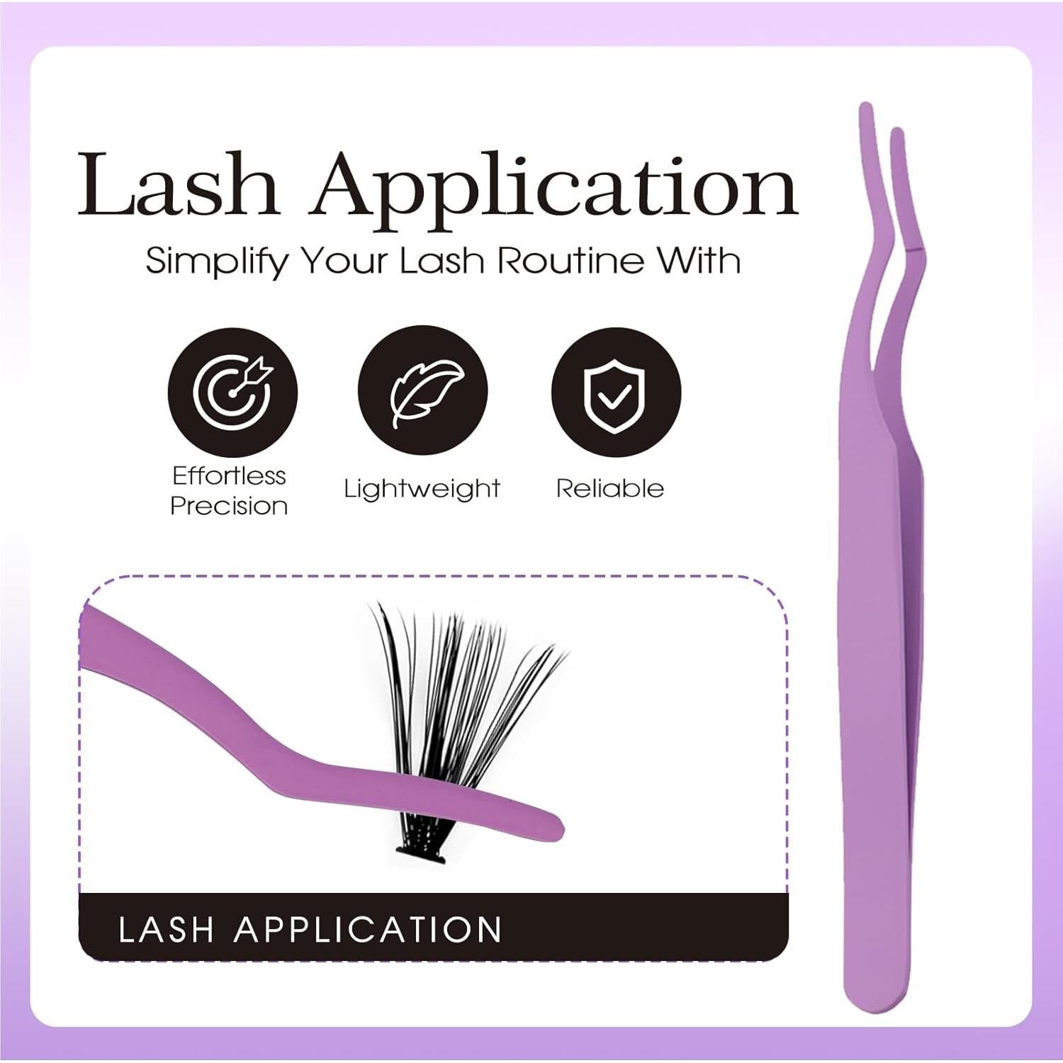 Kit de Extensión de Pestañas DIY Wendy Lashes 12-16mm Natural/Volumen