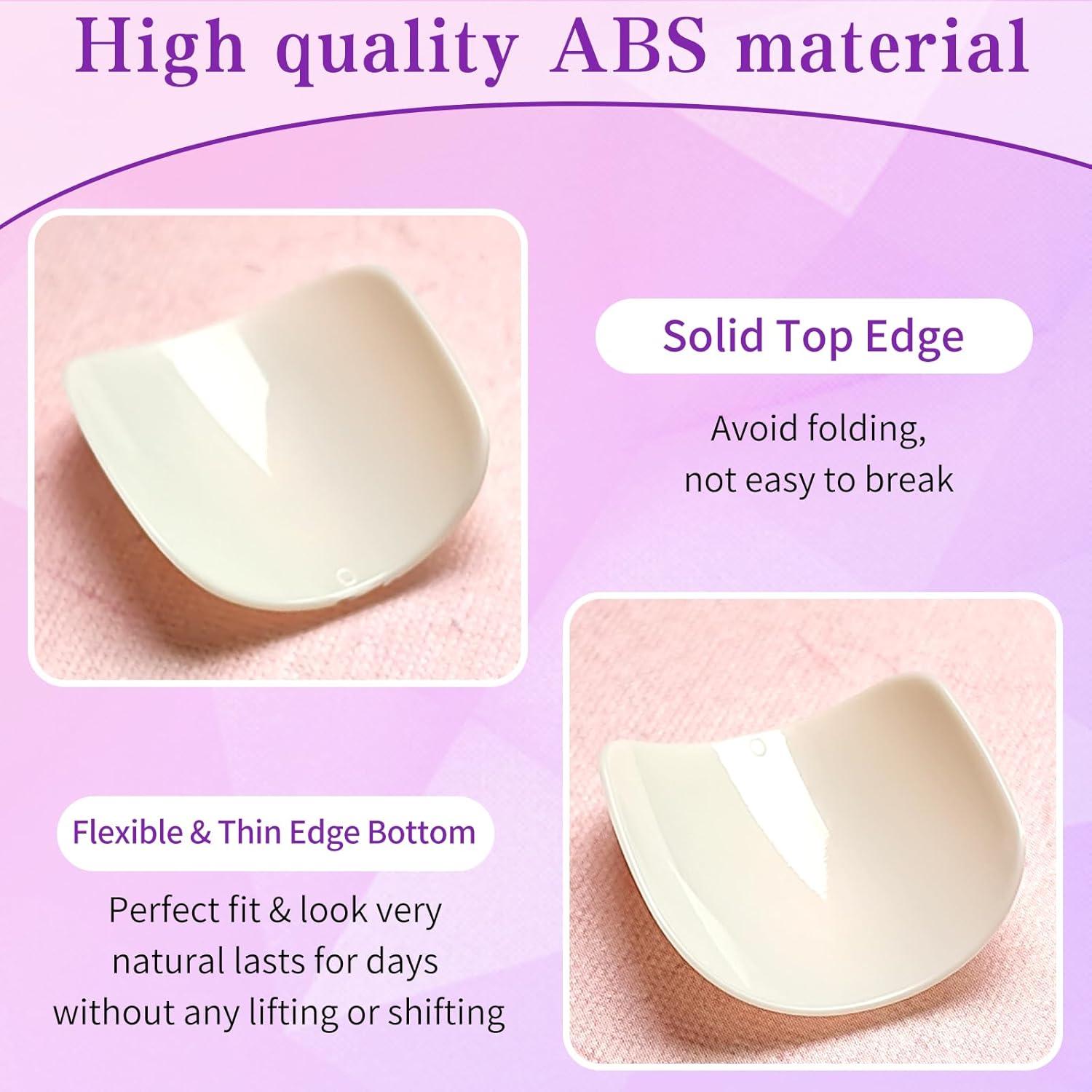 240 Uñas Postizas Cortas para Dedos de los Pies Lifextol - Blancas