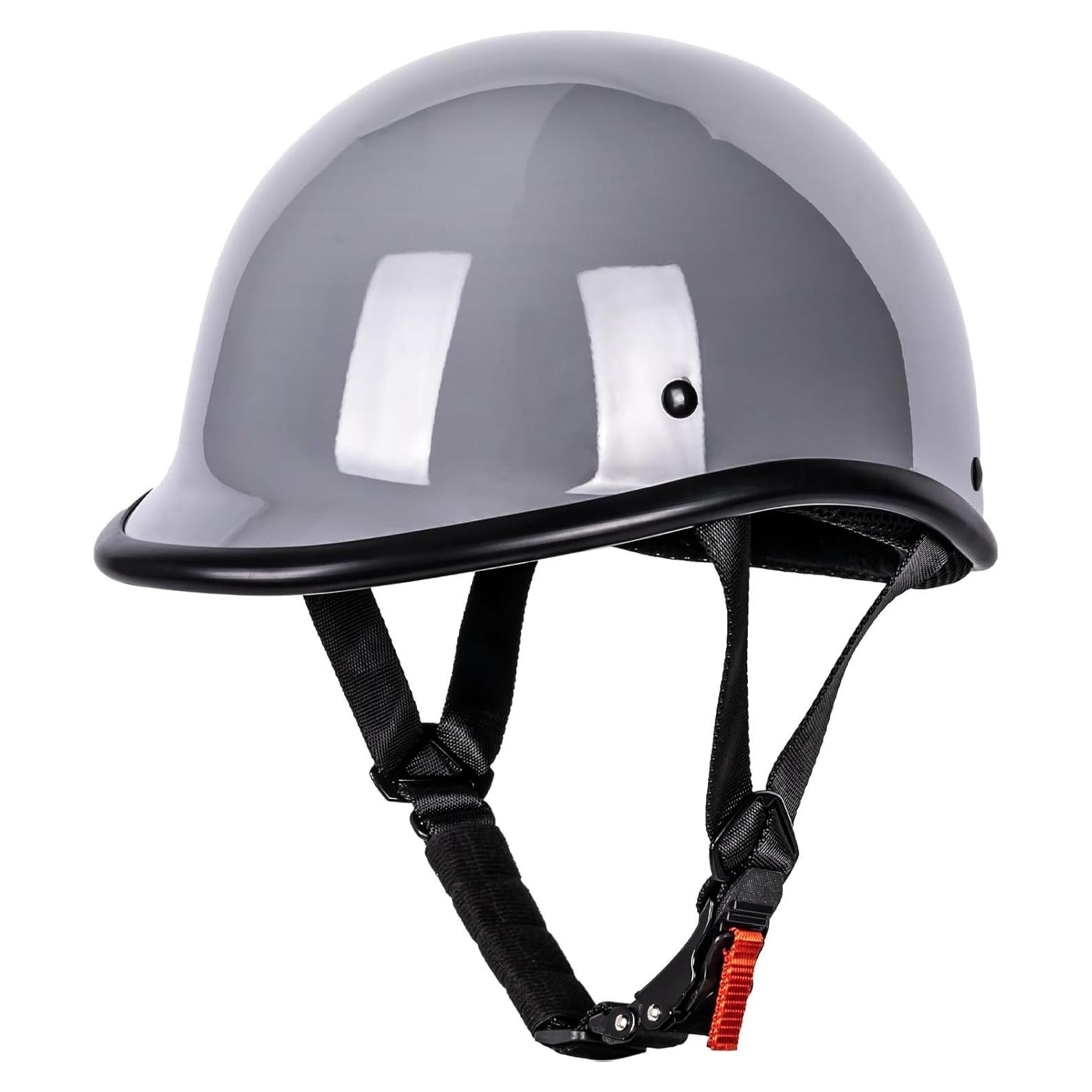 Half Helmet Polo Cap Half Shell Open Face Motorcycle Helmet - DOT Approved
