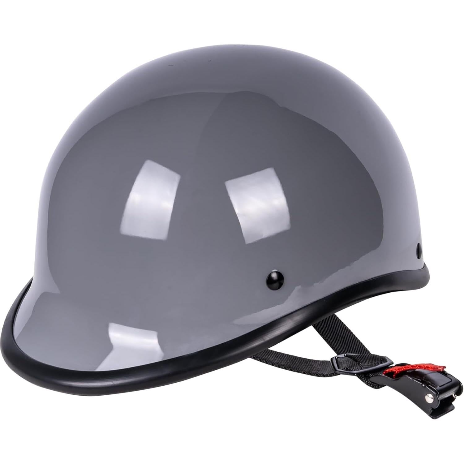 Half Helmet Polo Cap Half Shell Open Face Motorcycle Helmet - DOT Approved