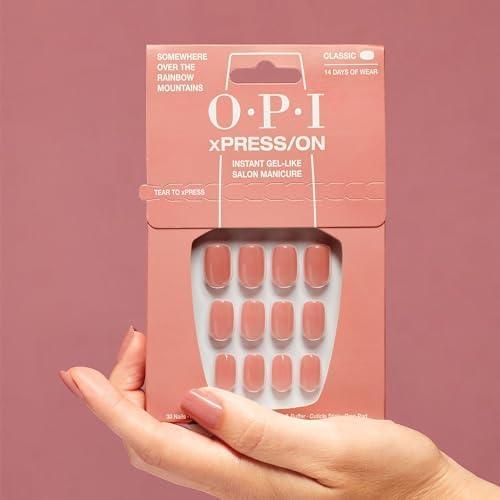 Uñas Postizas OPI xPRESS/ON Clásicas Redondas Cortas 30u