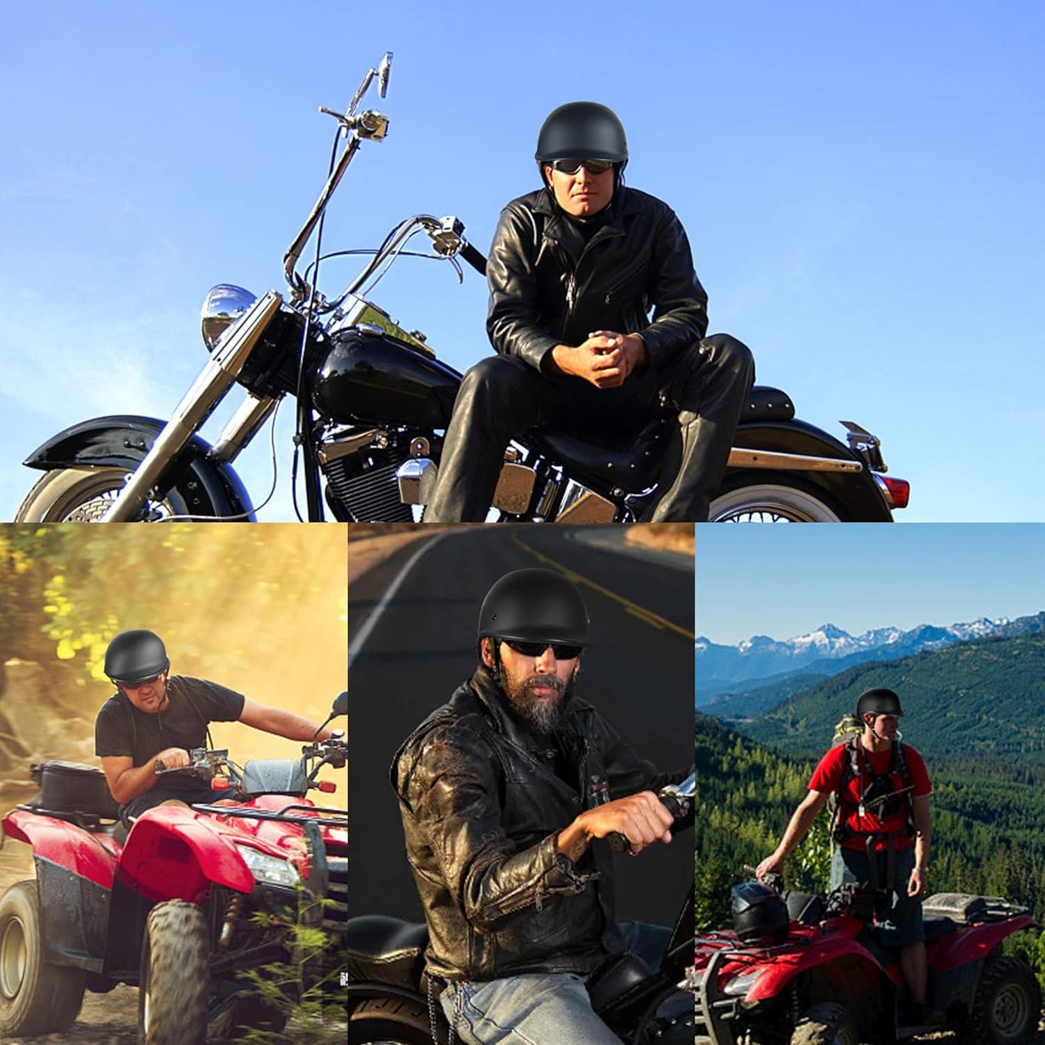 Casco Yesmotor K2 Fibra de Carbono 1/2 para Motocicleta