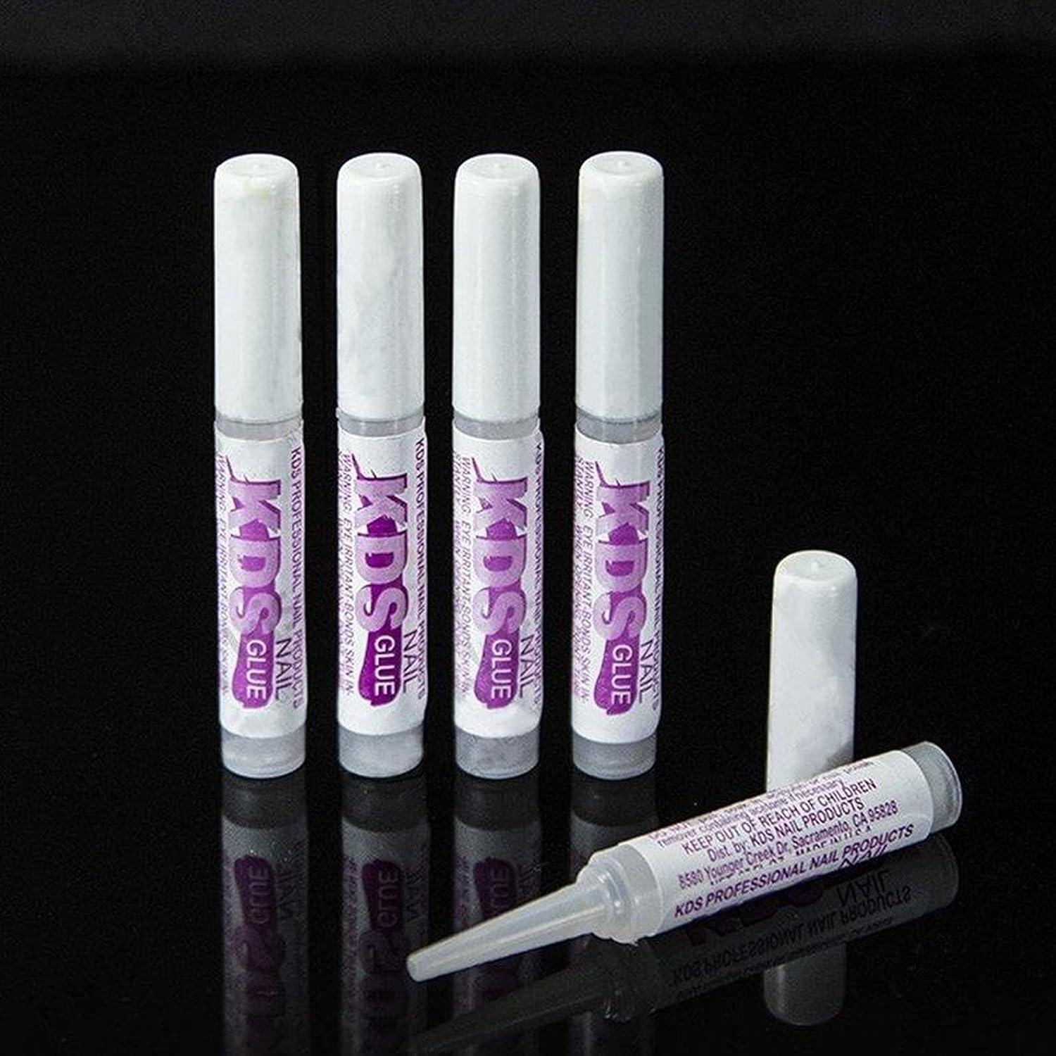 Pegamento para Uñas KDS - Adhesivo Super Fuerte 5 Pcs 2g
