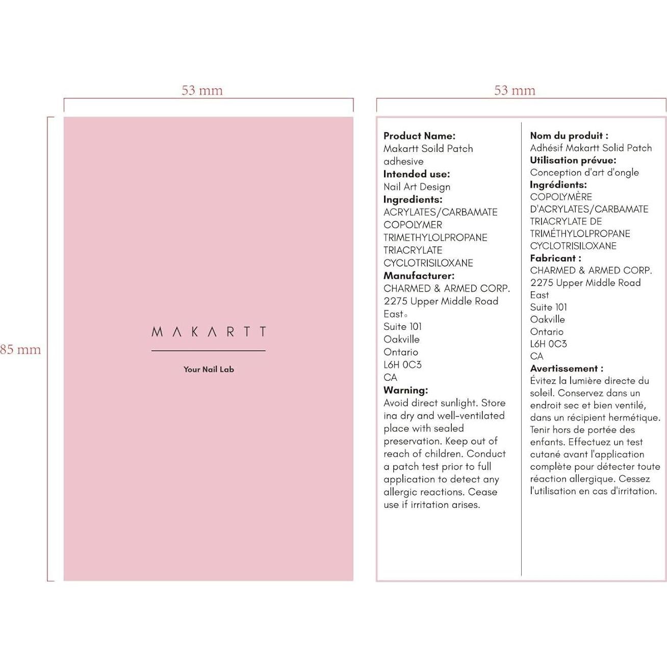 Gel de Pegamento para Uñas Sólido Makartt 15ml UV