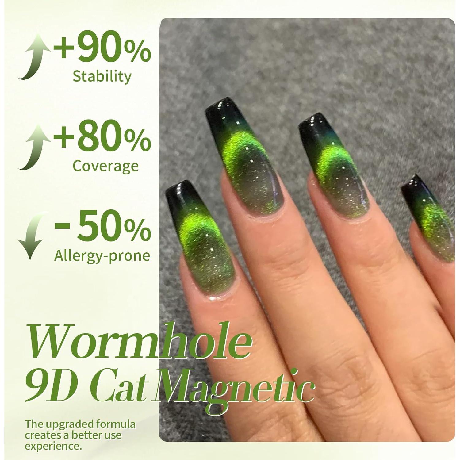 Esmalte de Uñas Magnético BORN PRETTY 15ml Agujero de Gusano