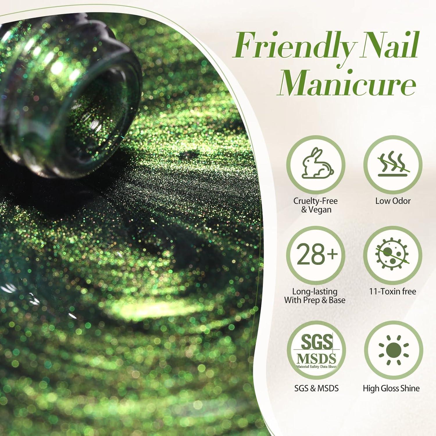 Esmalte de Uñas Magnético BORN PRETTY 15ml Agujero de Gusano