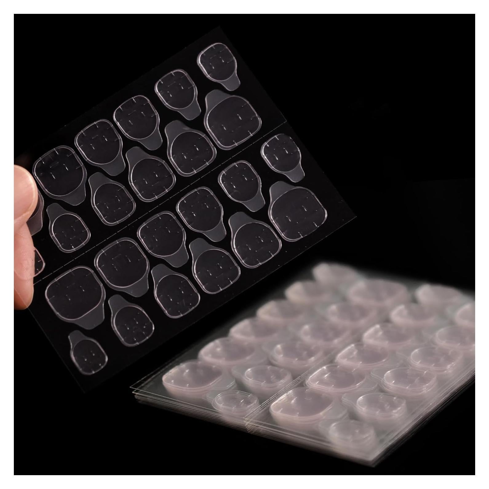 Pestañas Adhesivas Coolnail 480pcs Rosadas Impermeables