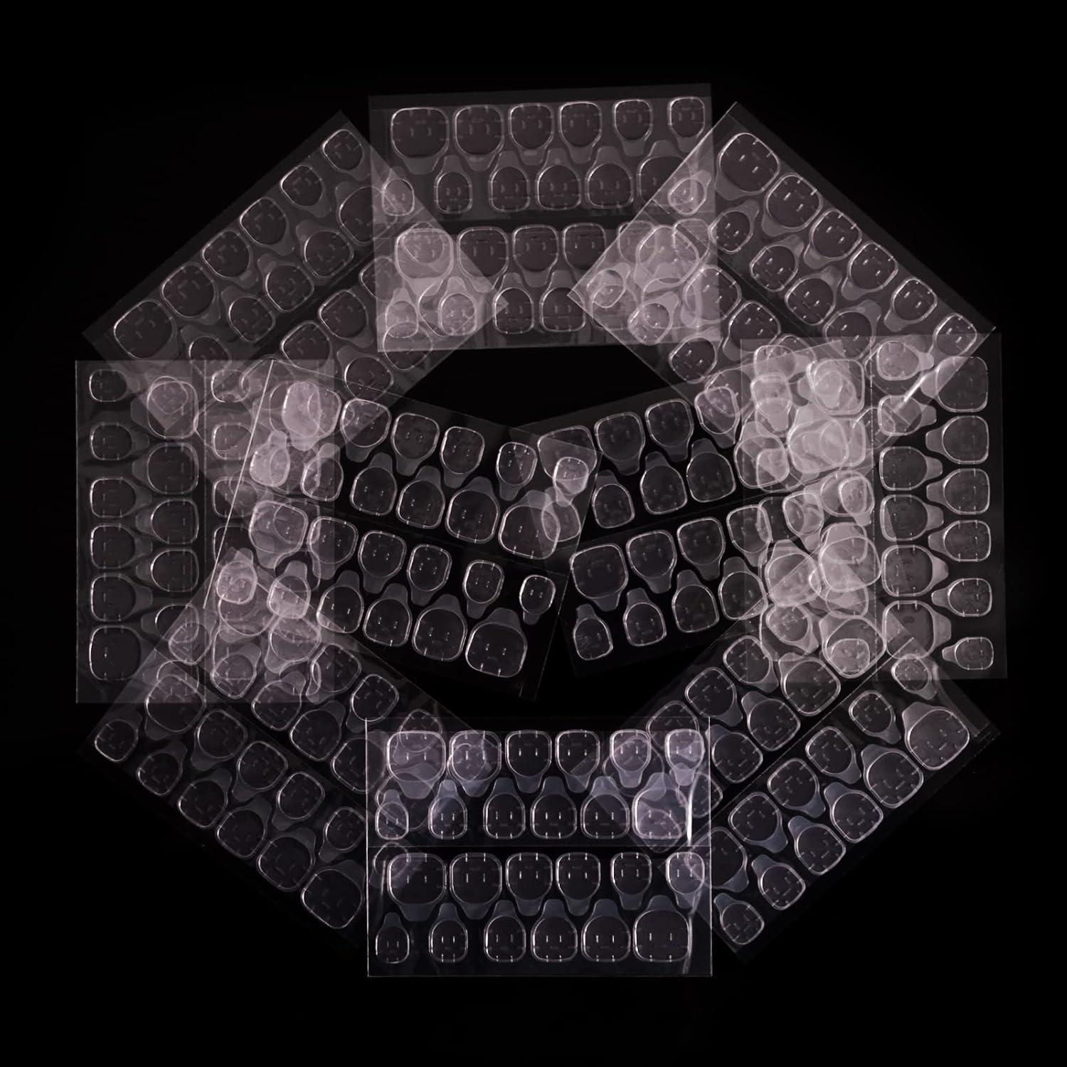 Pestañas Adhesivas Coolnail 480pcs Rosadas Impermeables