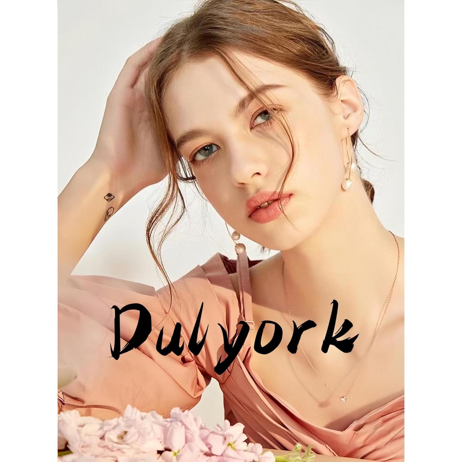 Uñas Postizas Cortas Rosadas Dulyork 24 Piezas Acrílicas