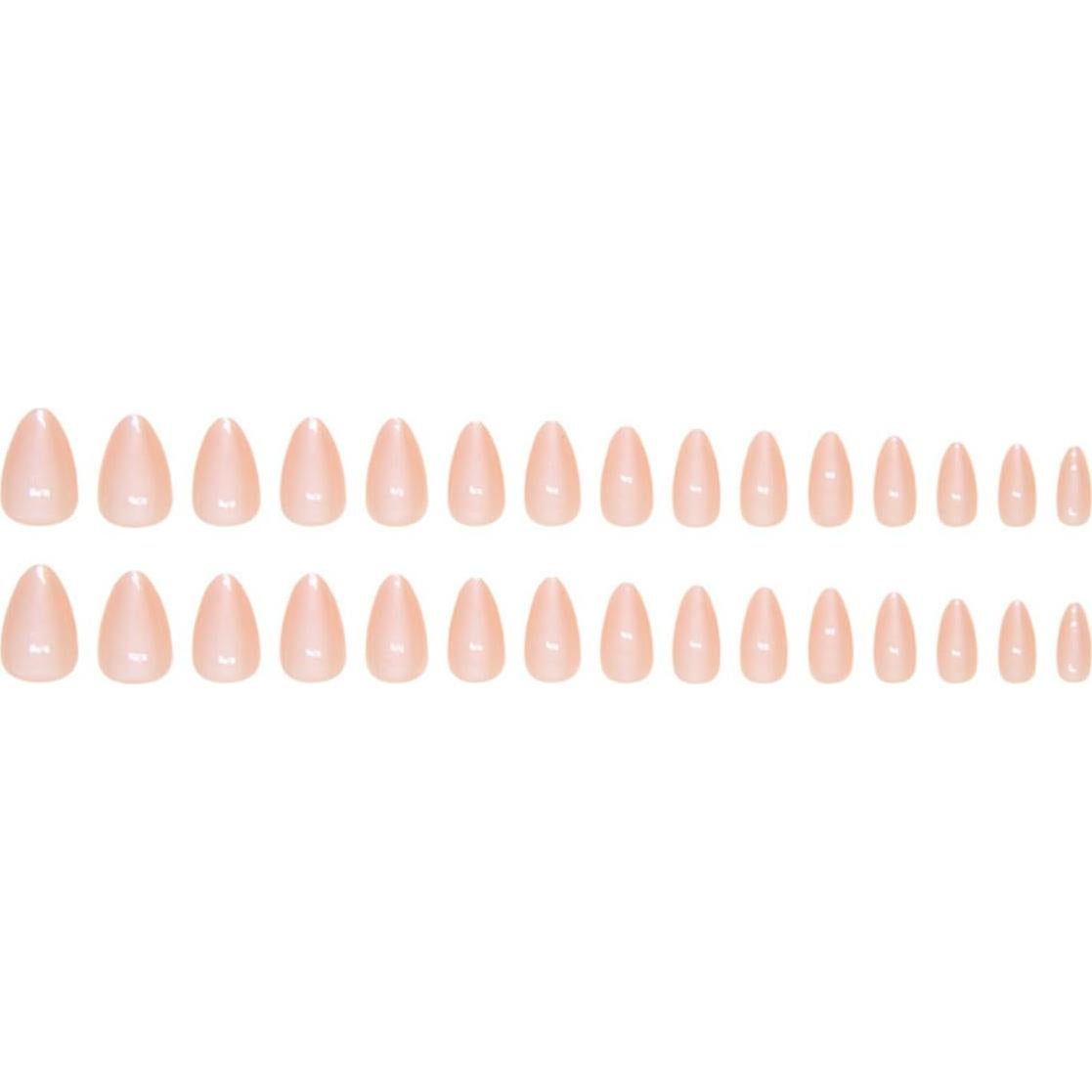 Uñas Postizas Almendra Ombre Nude 24 Pcs GUFUGU0612