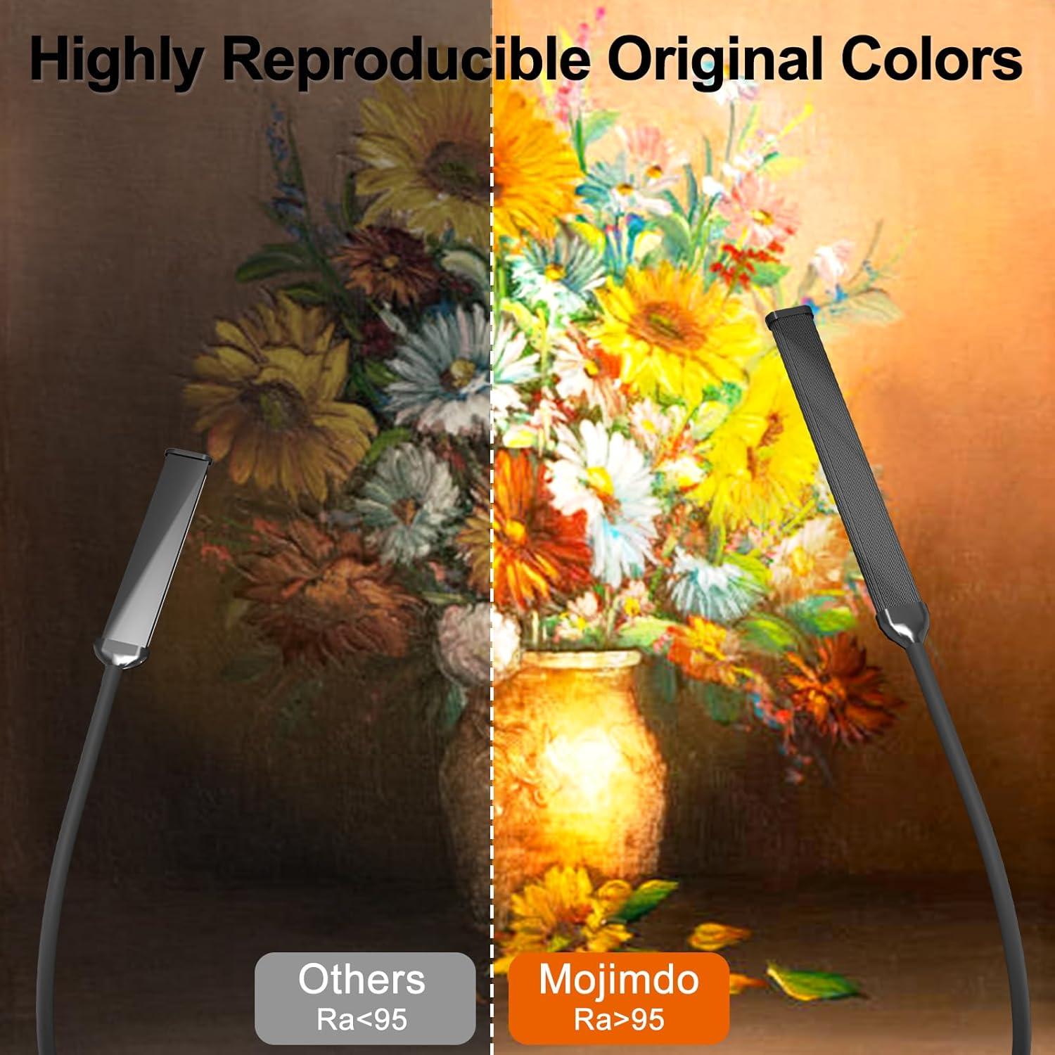 Lámpara de Escritorio LED Mojimdo 70 cm Regulable 3 Colores