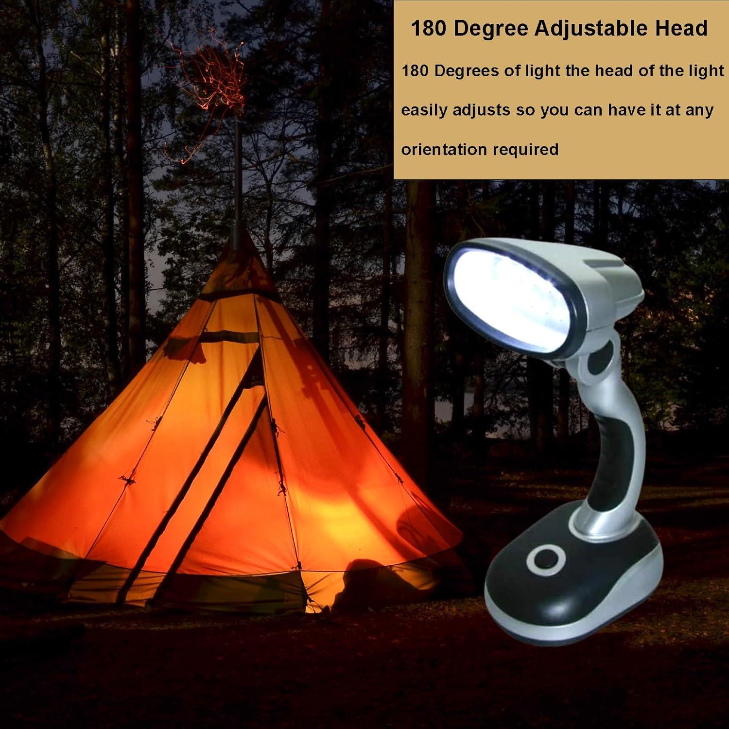 Lámpara de Escritorio LED Ragyzity 12 LEDs Portátil 2PCS