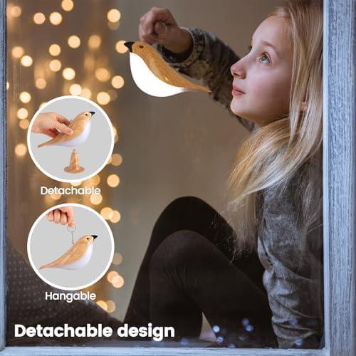 Lámpara de Mesa LED Haotao Pájaro Pequeño Recargable USB