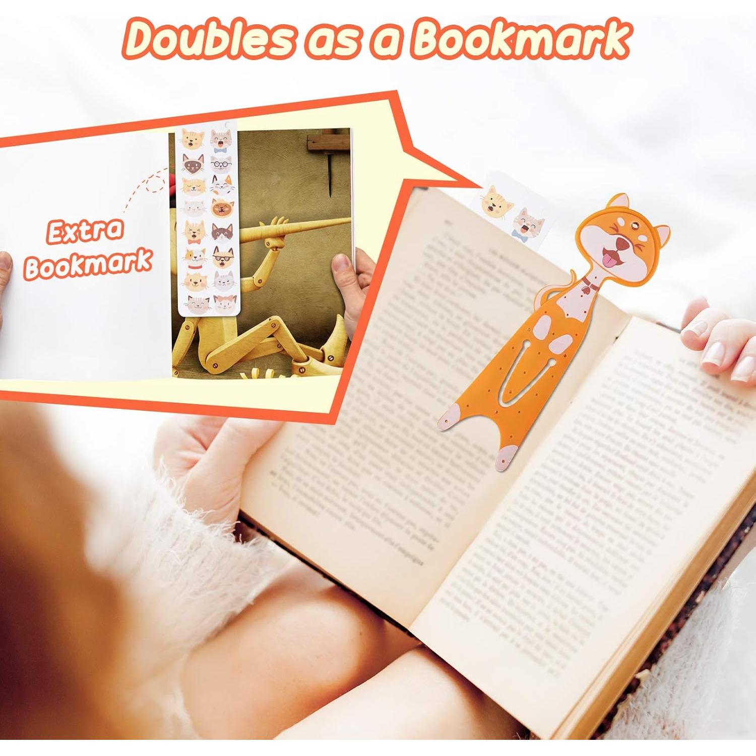 Luz de Lectura LED EastPin Naranja para Niños, Portátil y Recargable