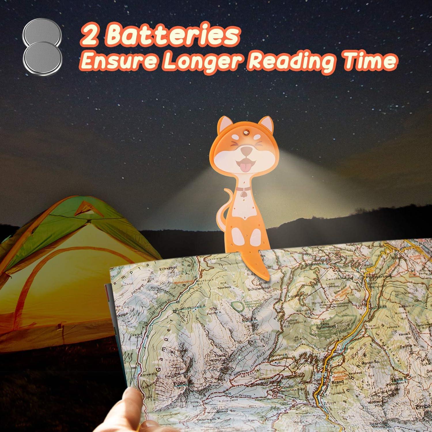 Luz de Lectura LED EastPin Naranja para Niños, Portátil y Recargable