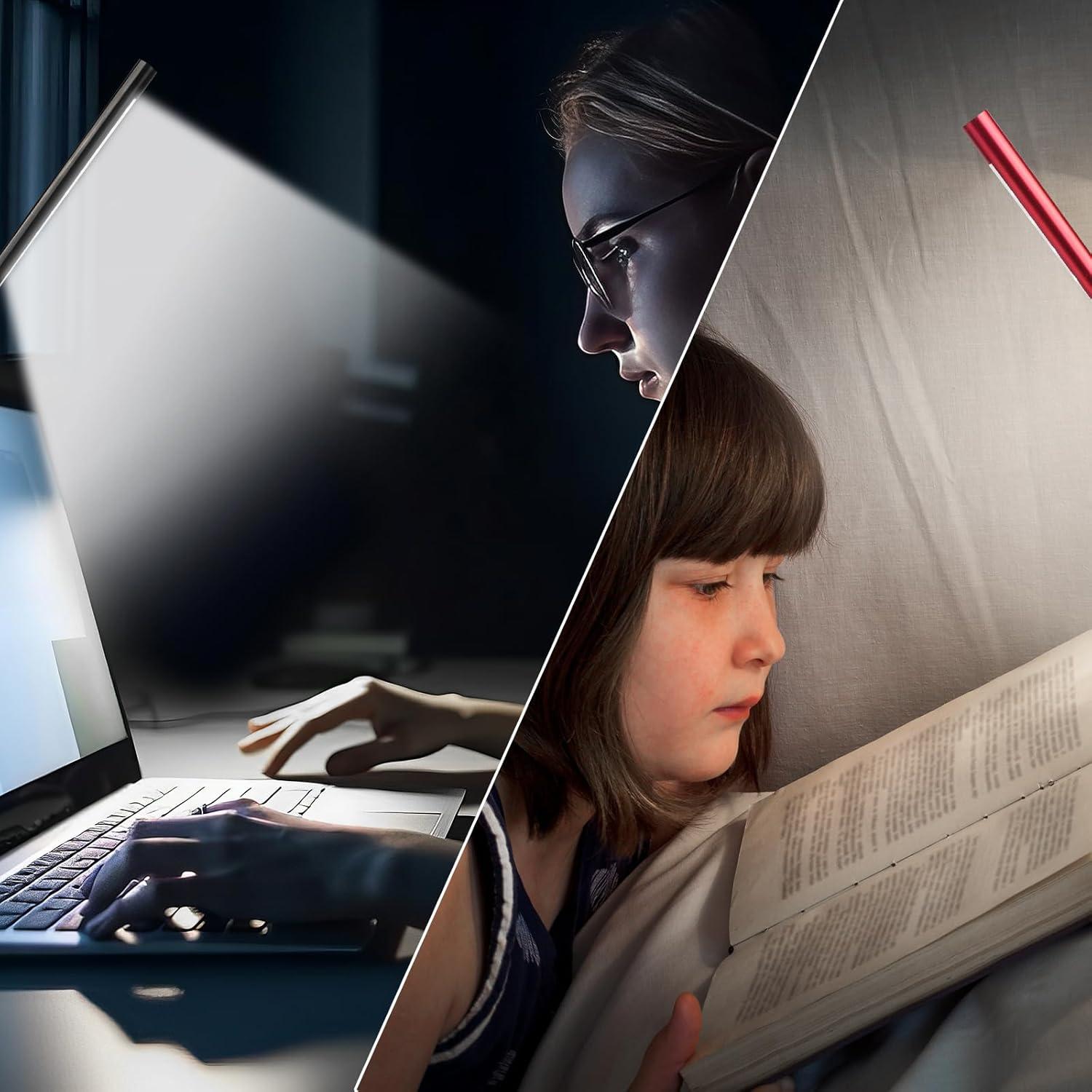 Luz de Teclado USB LED CZBRO 2 Pcs Flexible para Portátil