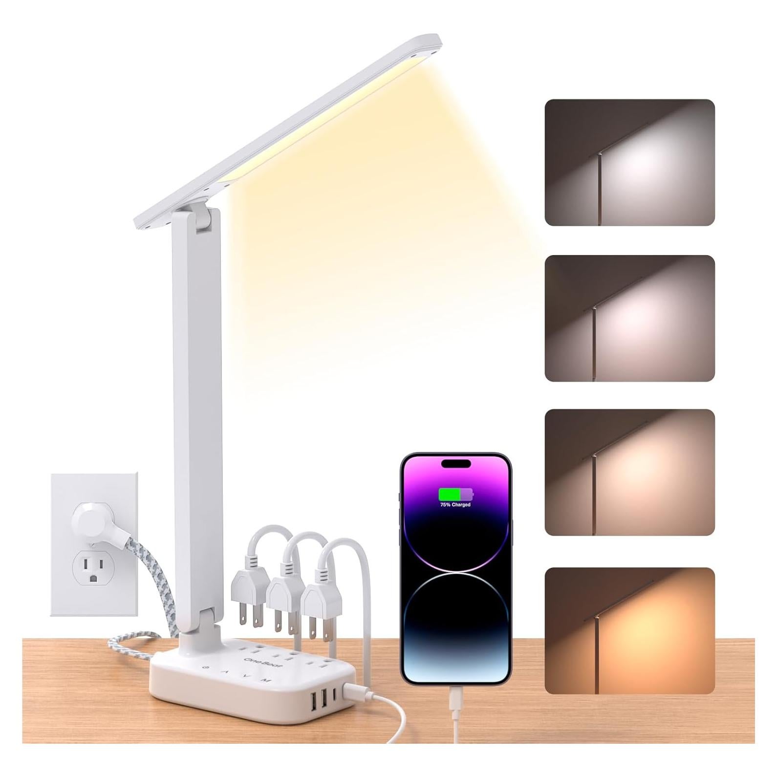 Regleta de Enchufes One Beat con Lámpara LED 1.5m 3 Salidas