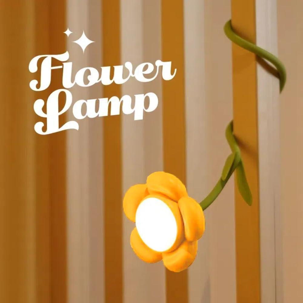 Lámpara LED Girasol Amarillo Recargable 3 Colores Regulable