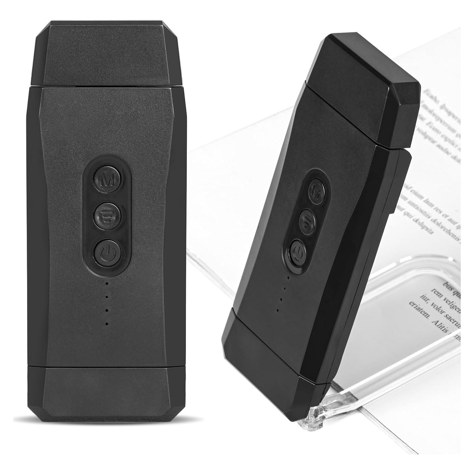 Luz de Lectura Recargable USB EGWASER 3 Modos 500mAh Negra