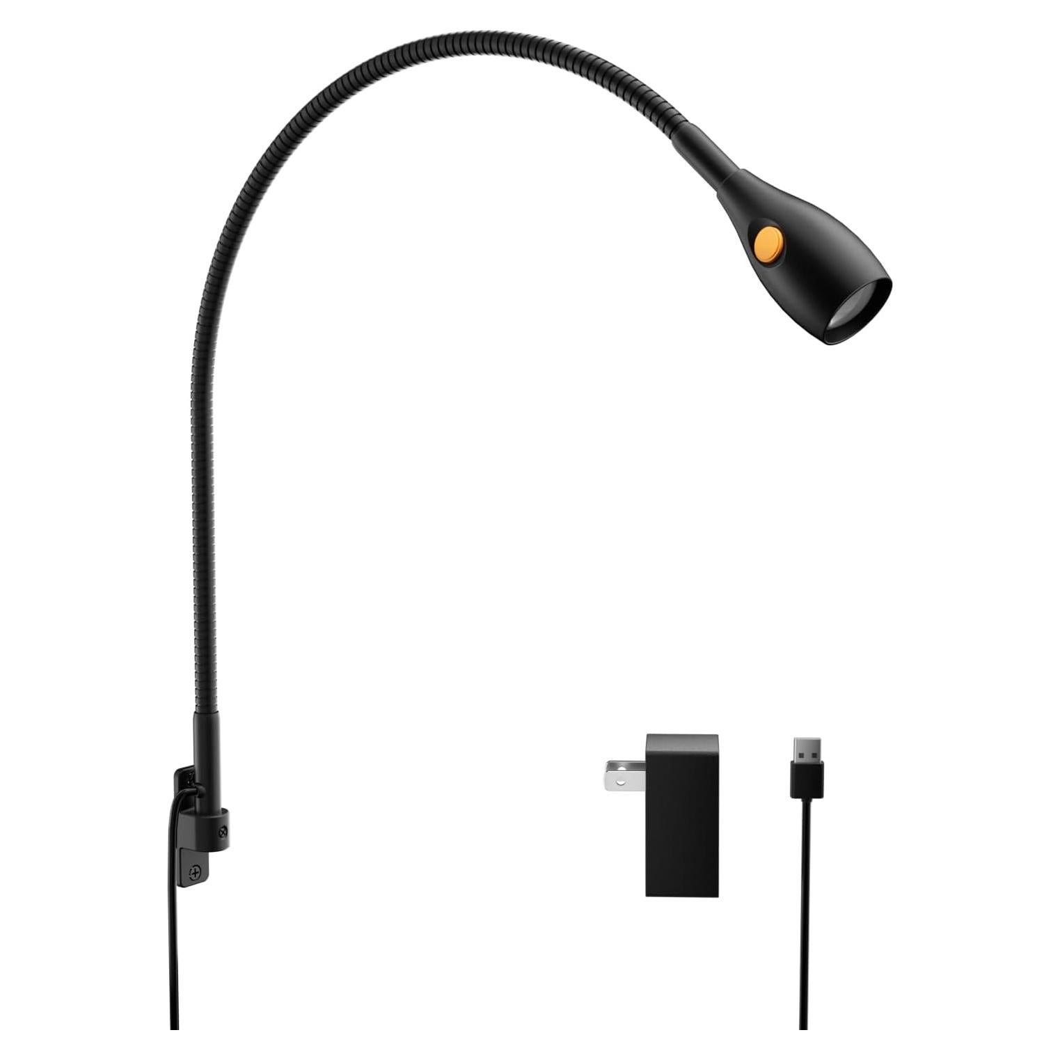 Luz de Lectura LED Acegoo Montada en Pared 4000K Flexible