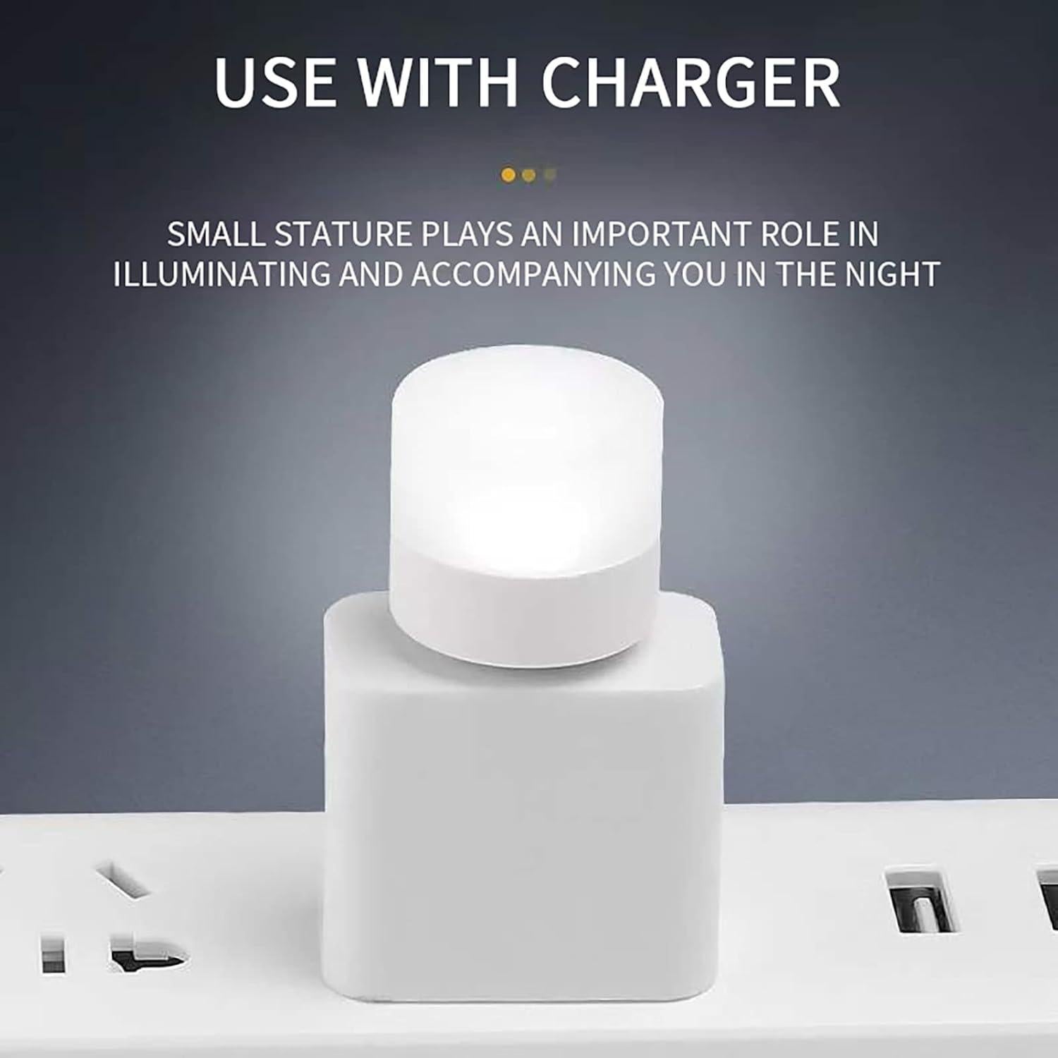 Luz Nocturna LED USB Sokelinn-six 6 Pack Mini 1W Blanca