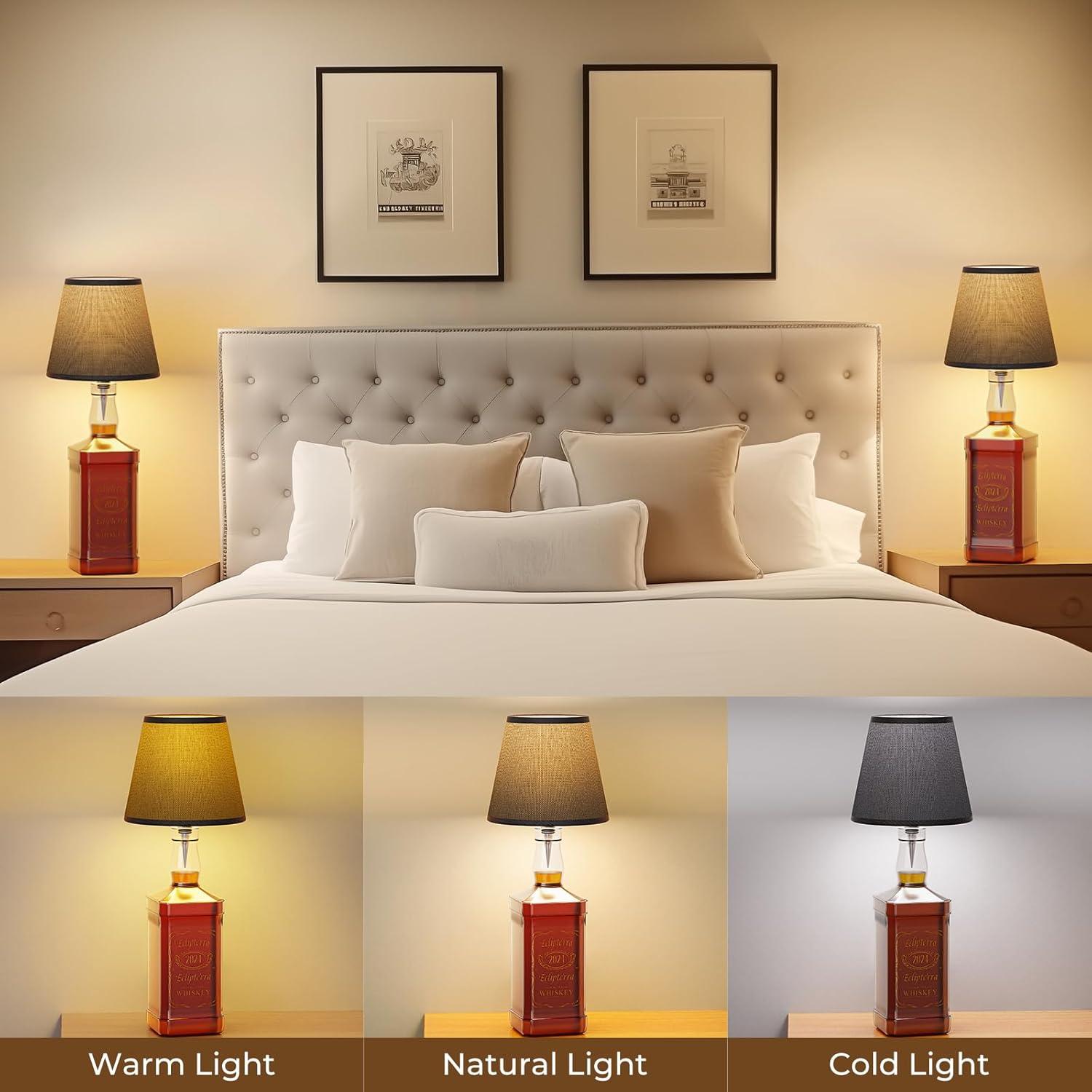 Lámpara de Botella LED Inalámbrica Eclipterra 5000mAh Negra