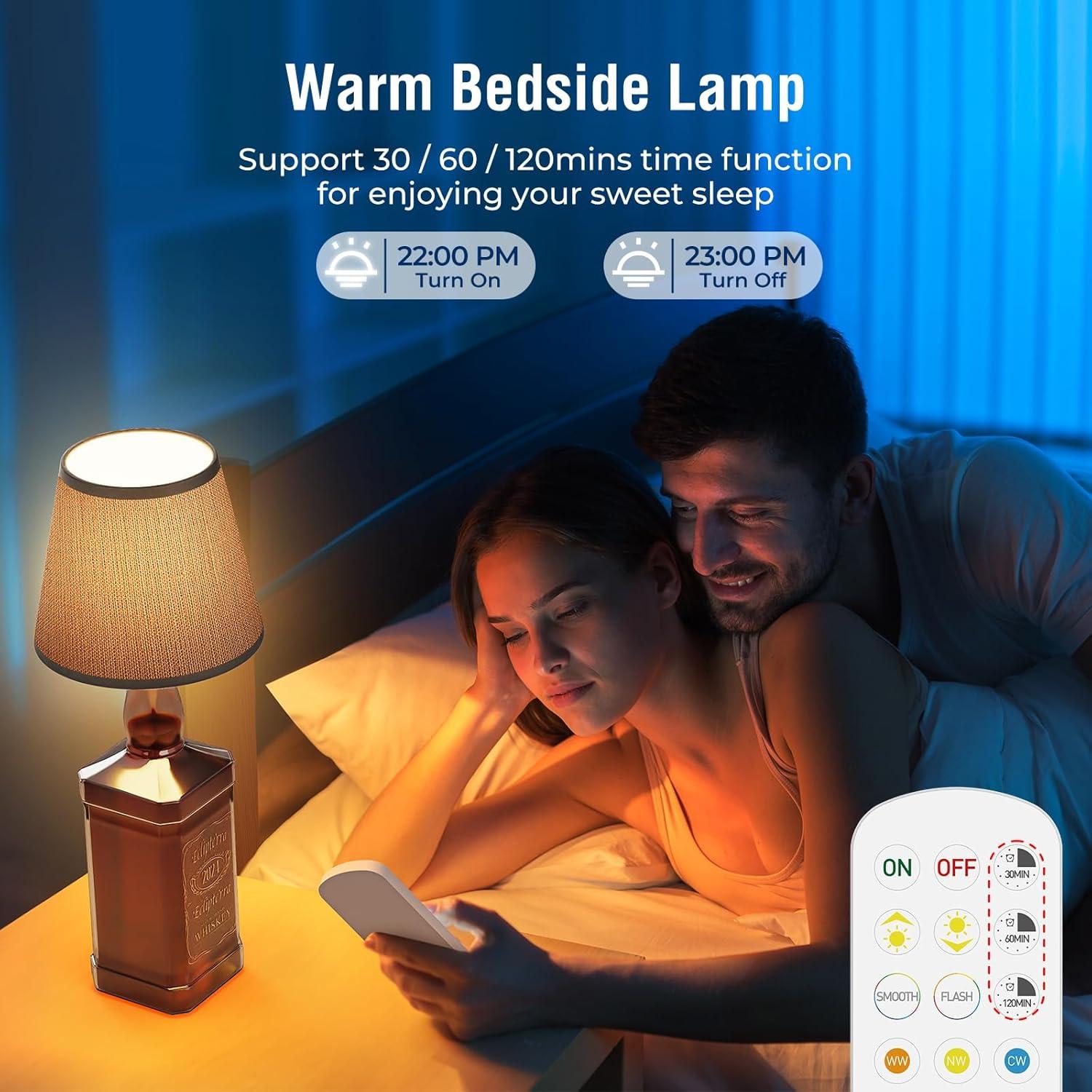 Lámpara de Botella LED Inalámbrica Eclipterra 5000mAh Negra