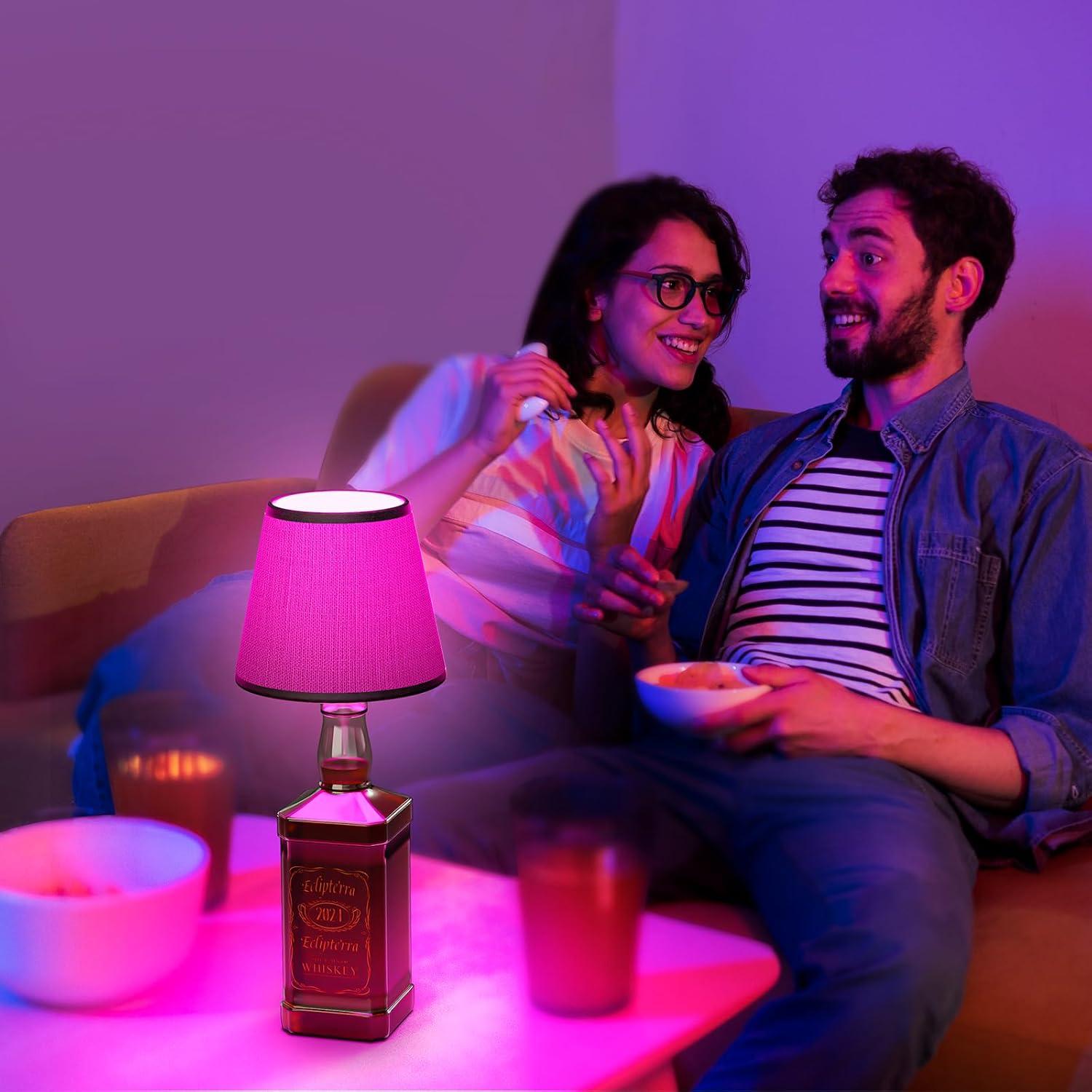 Lámpara de Botella LED Inalámbrica Eclipterra 5000mAh Negra