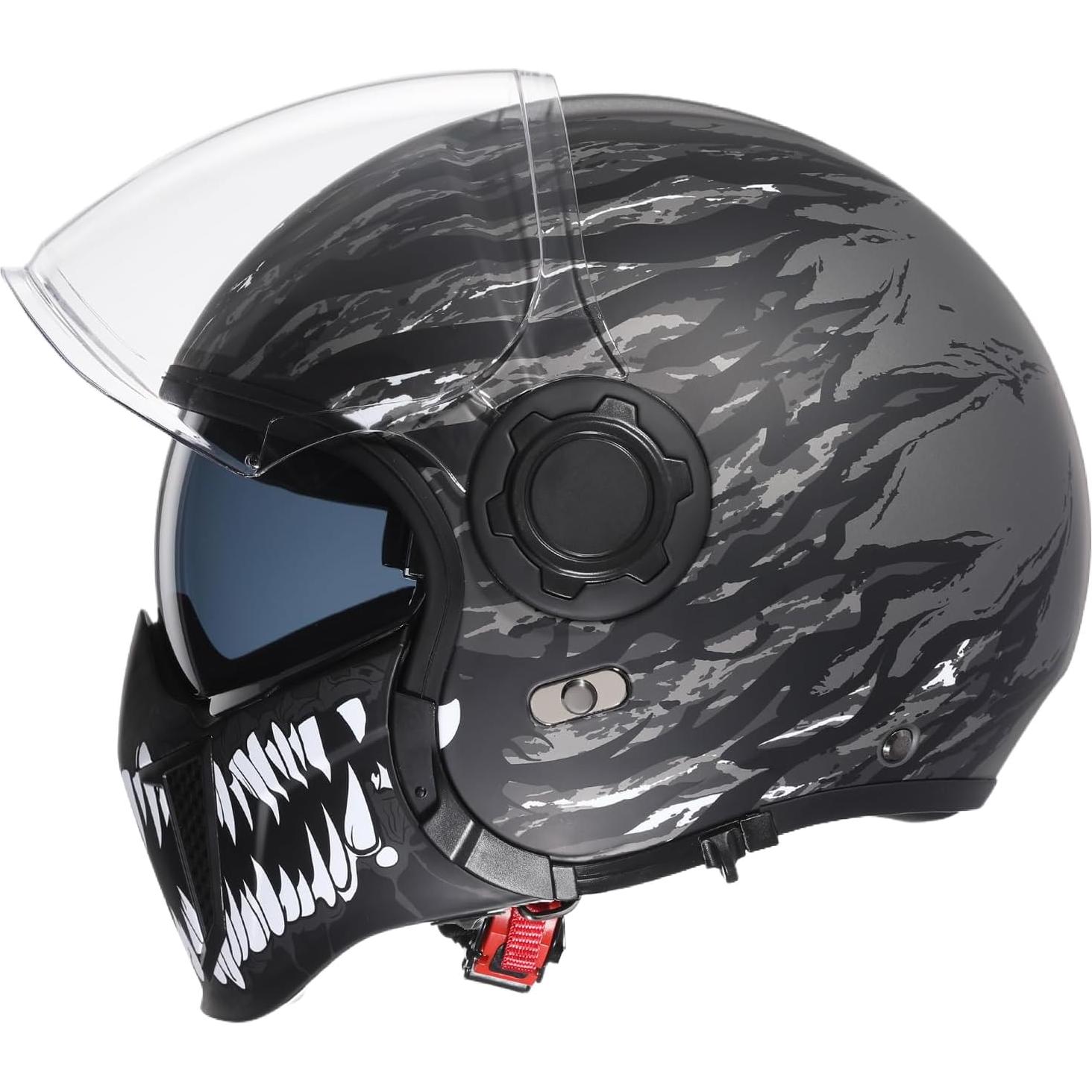 Casco Motocross TRIANGLE OP12A Visor Dual M