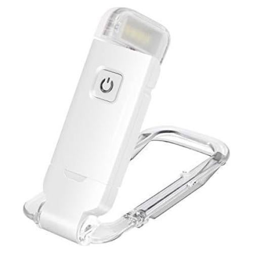 Luz de Libro LED Recargable HONWELL con Clip y 3 Brillos